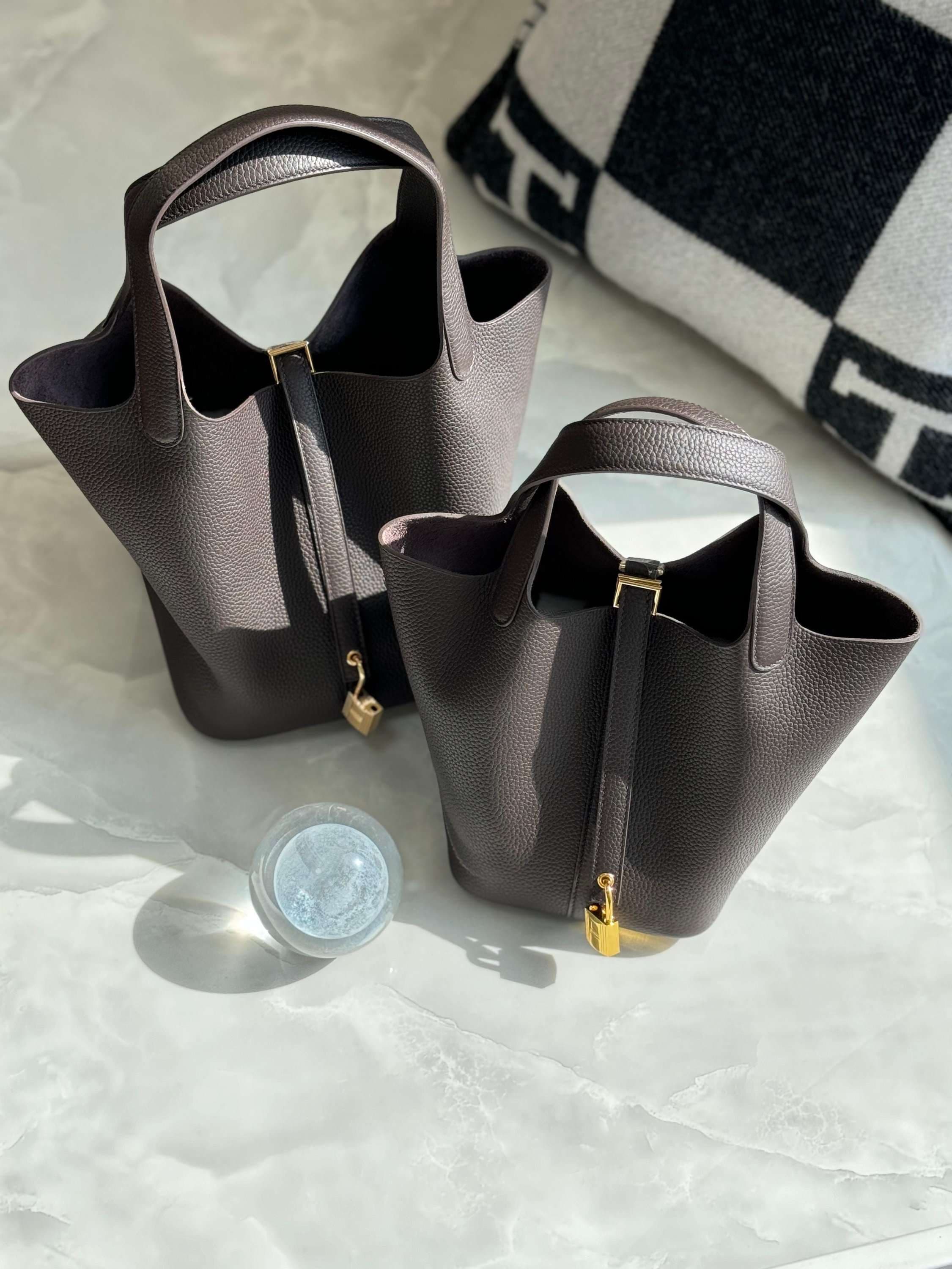 Hermès Picotin Togo Leather Bag – Size 18 cm & 22 cm