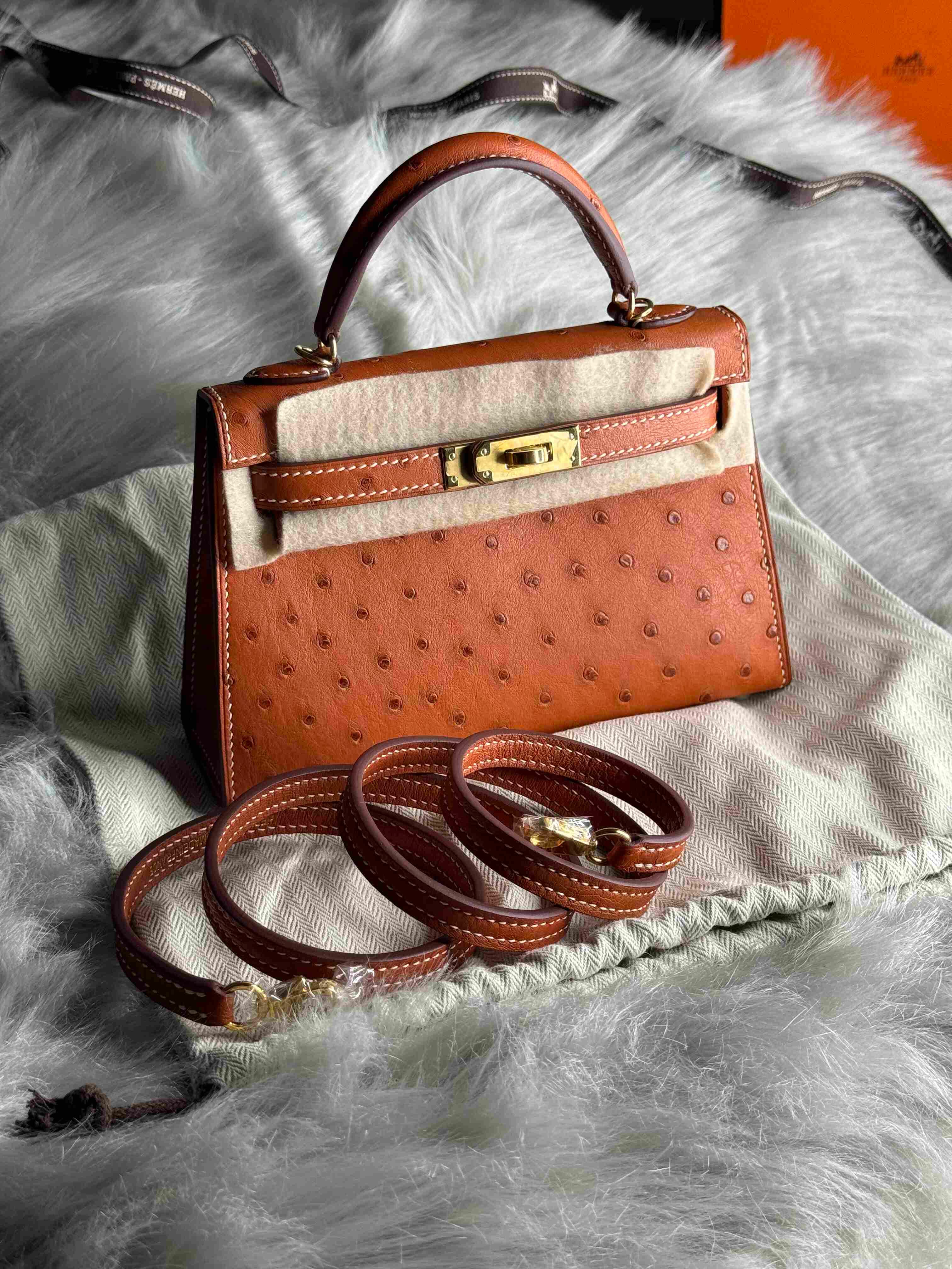 Hermès Mini Kelly Ostrich Leather – Limited Edition