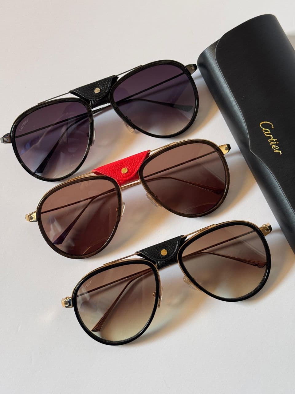 Cartier Folding Aviator Sunglasses – Unisex Design