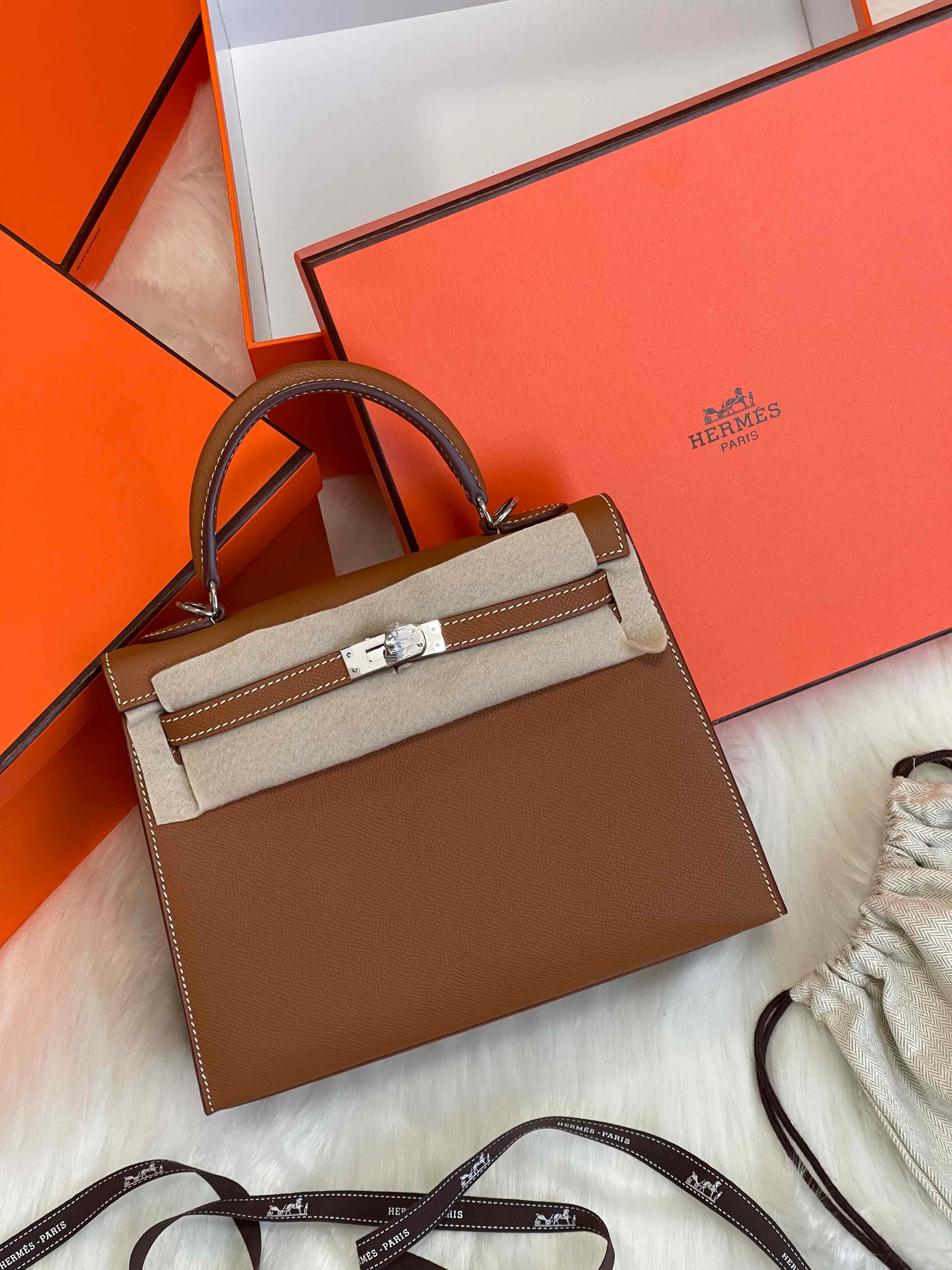 Hermès Kelly 25 Epsom Leather Bag – Full Color Collection Available in UAE & GCC