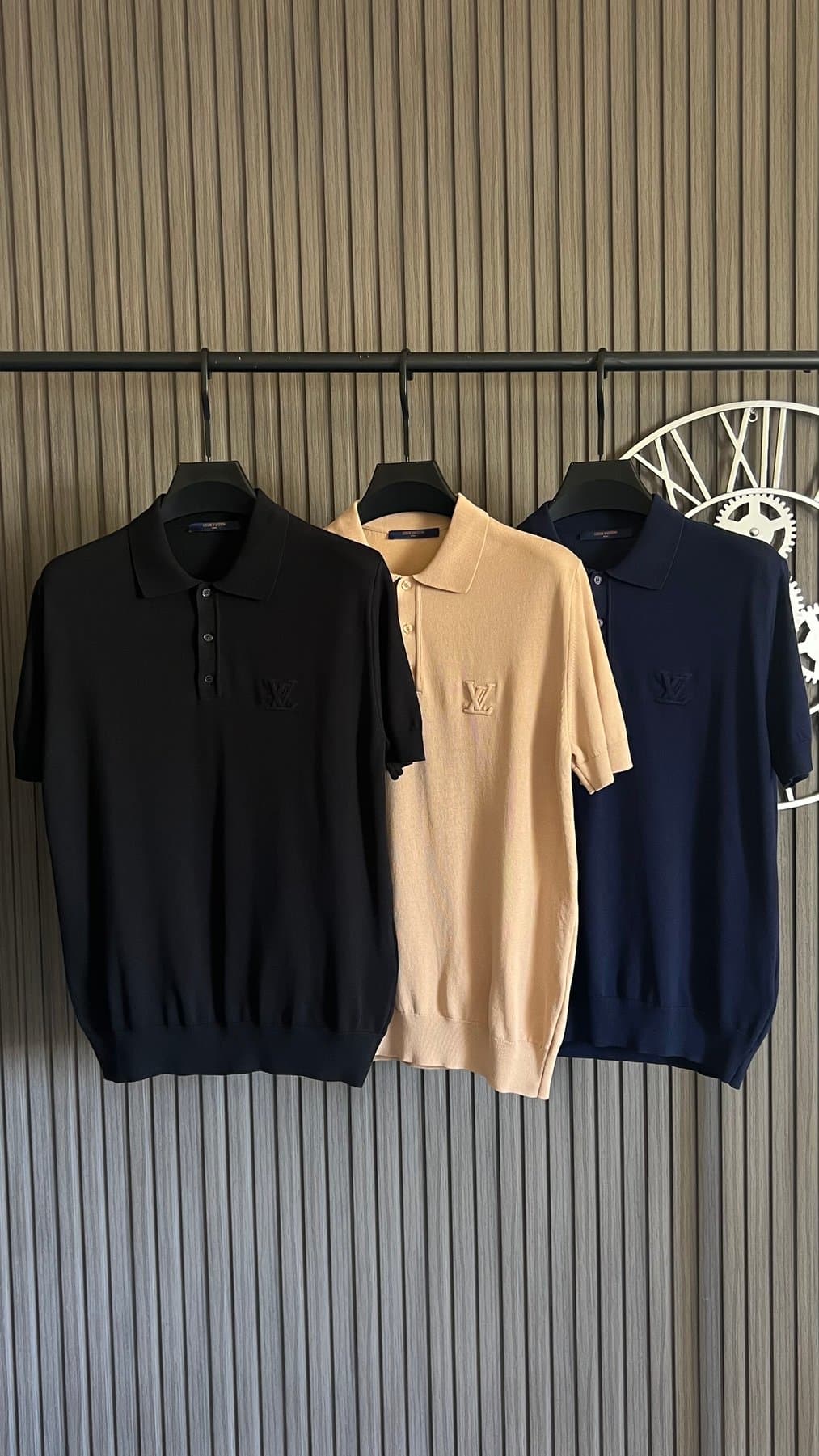 Louis Vuitton Men's Signature Knit Polo Shirt