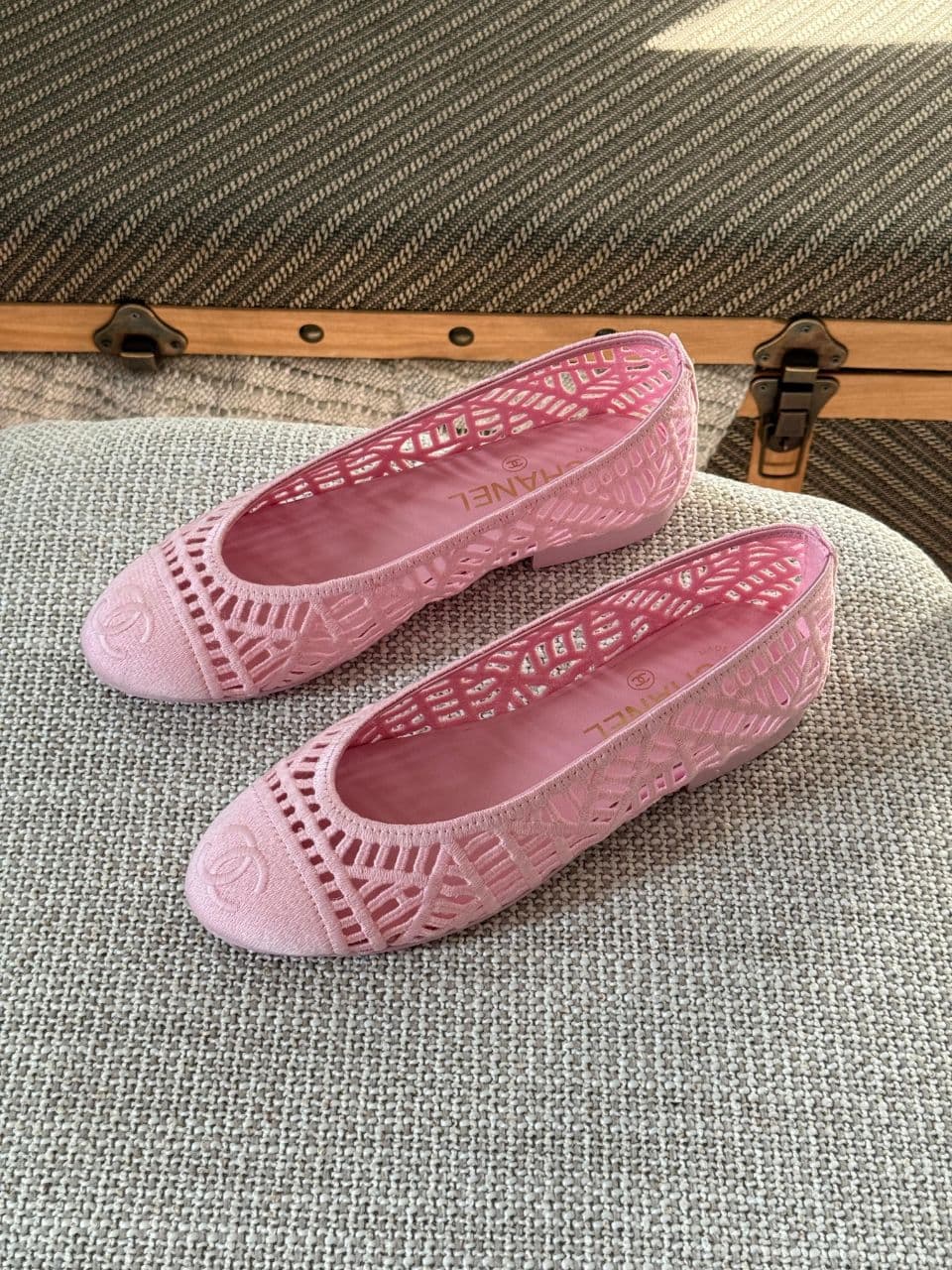 Chanel Mesh Ballet Flats – Lightweight Summer Icon – Multiple Colors