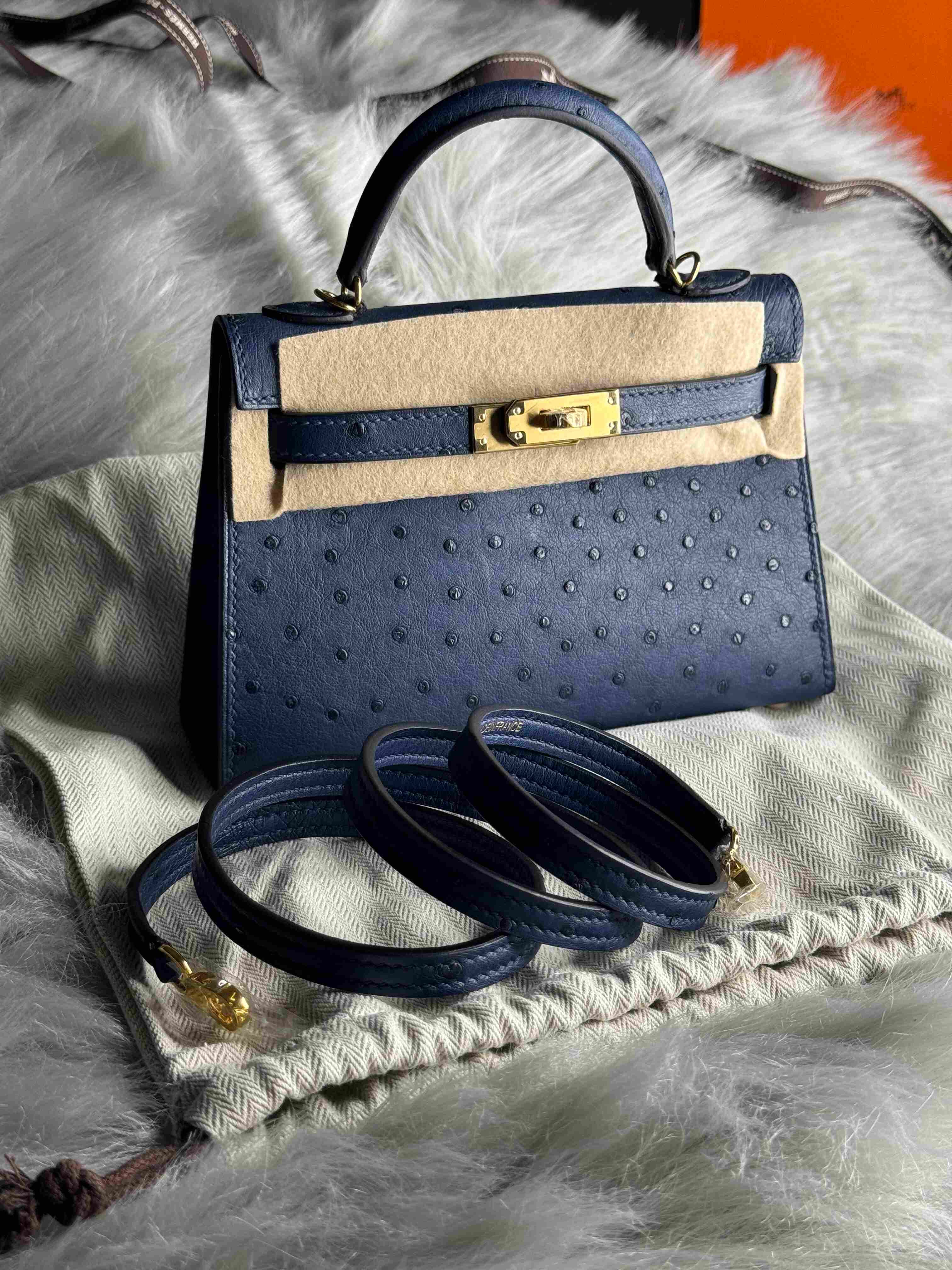 Hermès Mini Kelly Ostrich Leather – Limited Edition