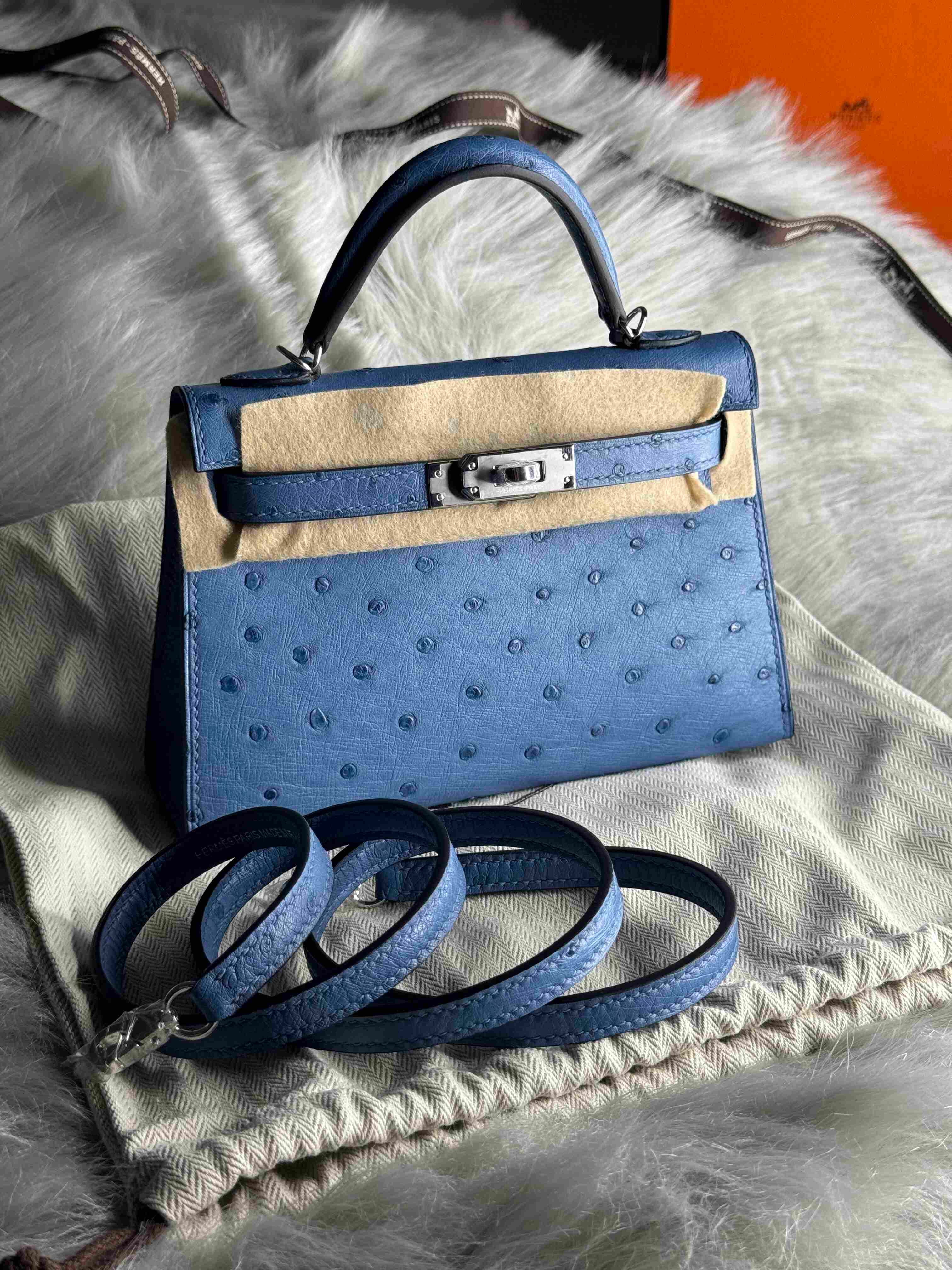 Hermès Mini Kelly Ostrich Leather – Limited Edition