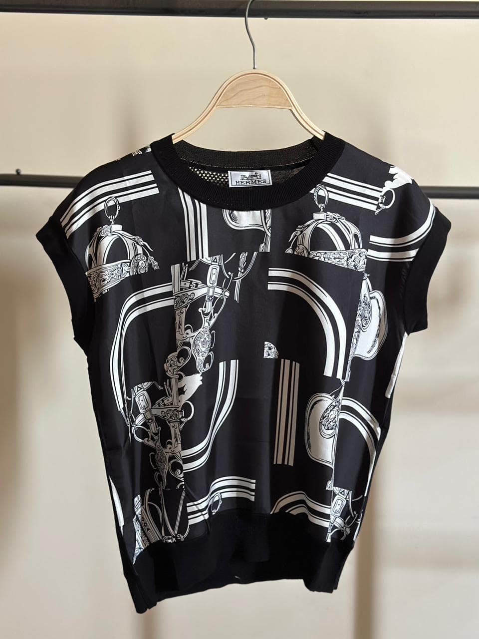 hermes T-shirt Knit and Silk
