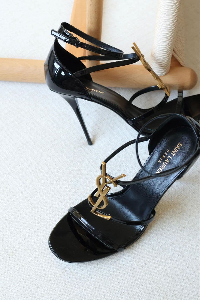 Saint Laurent Cassandra Heeled Sandals