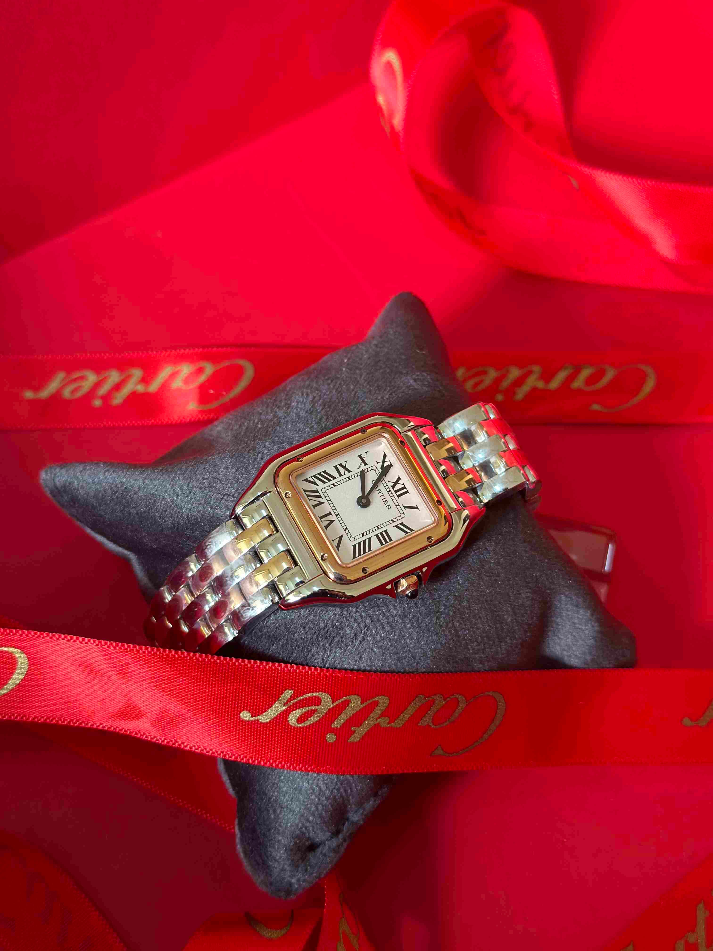 Cartier Panthère de Cartier Two-Tone Watch – Gold & Silver Bicolor Design for Women