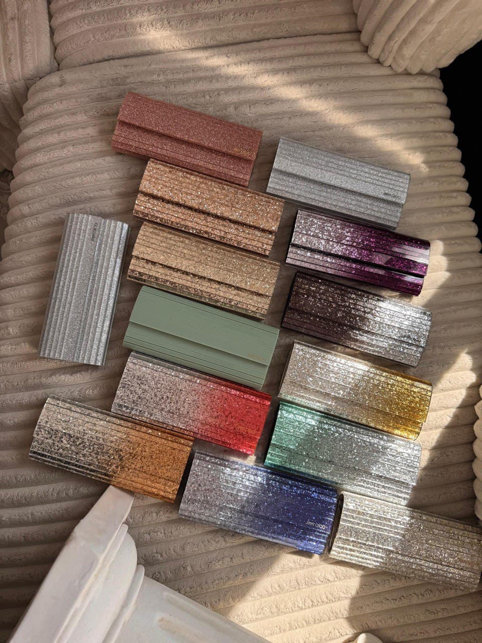 Jimmy Choo Glitter Clutch Bag