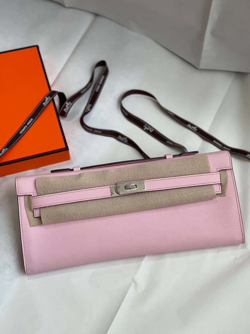 Hermès Kelly Cut Epsom Clutch – Luxury Colors Available in UAE