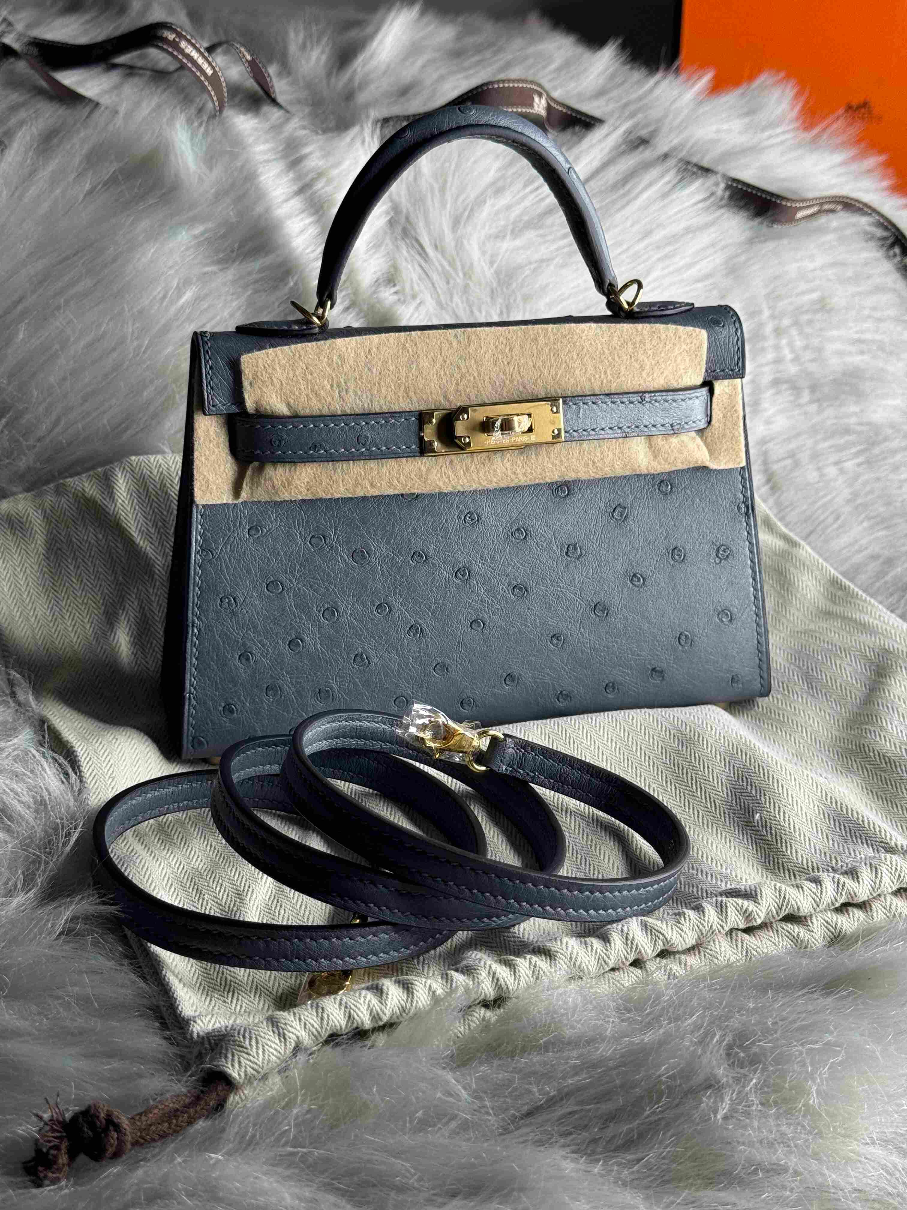 Hermès Mini Kelly Ostrich Leather – Limited Edition