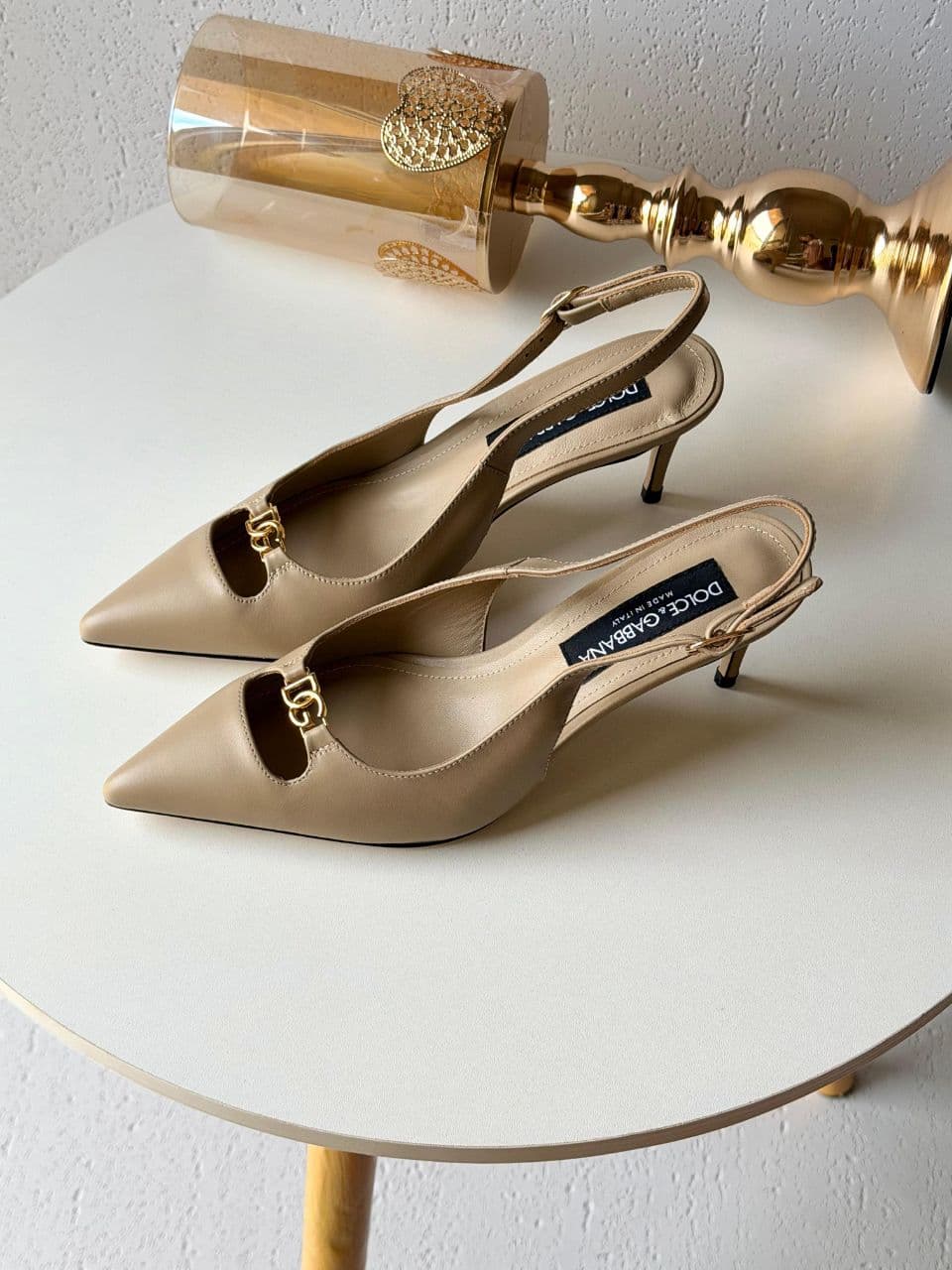 Dolce & Gabbana DG Logo Slingback Pumps