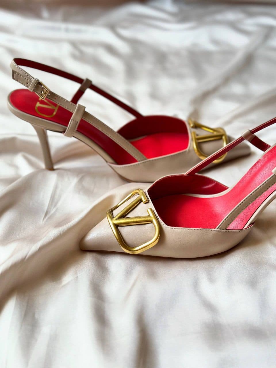 Valentino Garavani VLogo Signature Patent Leather Slingback Pumps – Full Collection