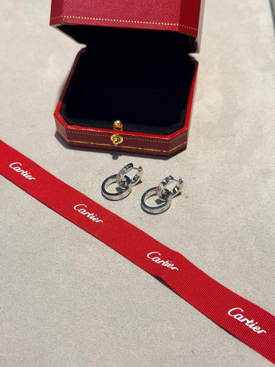 Cartier Love Hoop Earrings