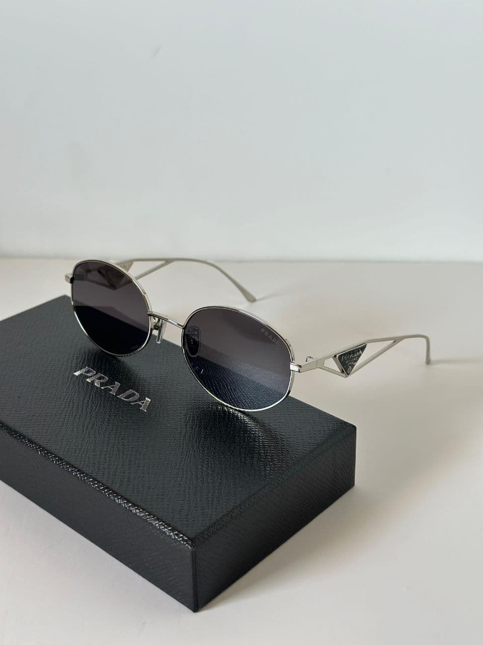 Prada Oval Frame Sunglasses