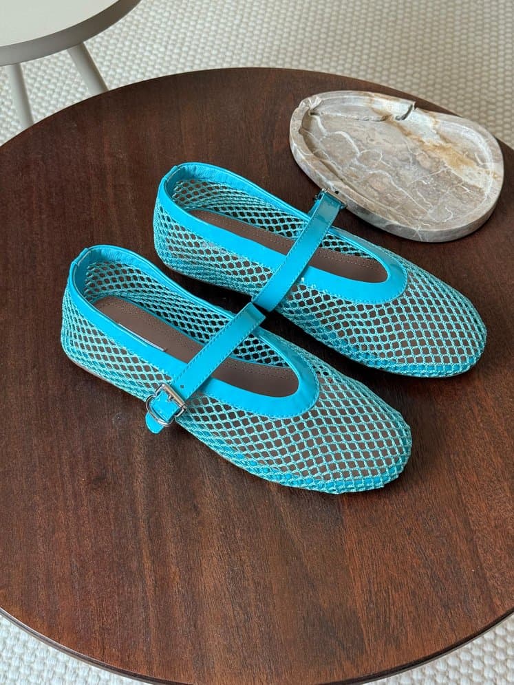 Alaia Mesh Ballet Flats
