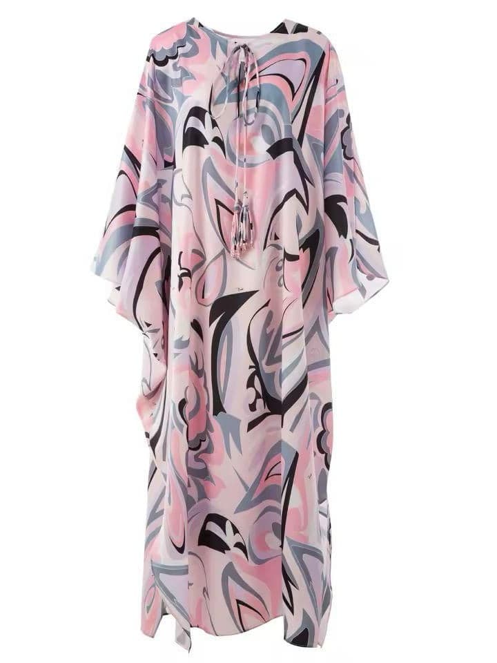 Emilio Pucci Abstract Silk Dress