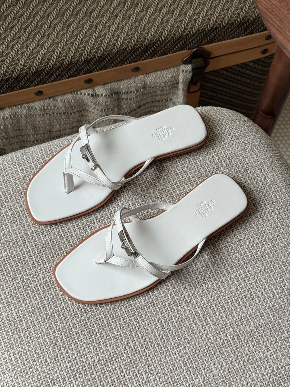 Hermès Miss Sandal Kelly Buckle Leather