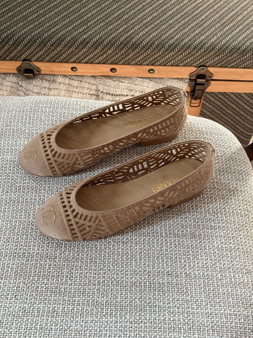 Chanel Mesh Ballet Flats – Lightweight Summer Icon – Multiple Colors