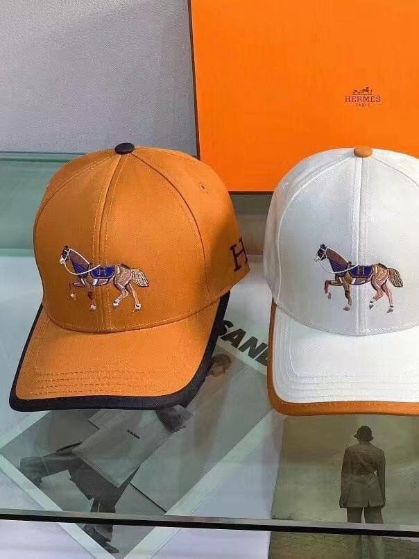 Hermès Horse Embroidery Cap