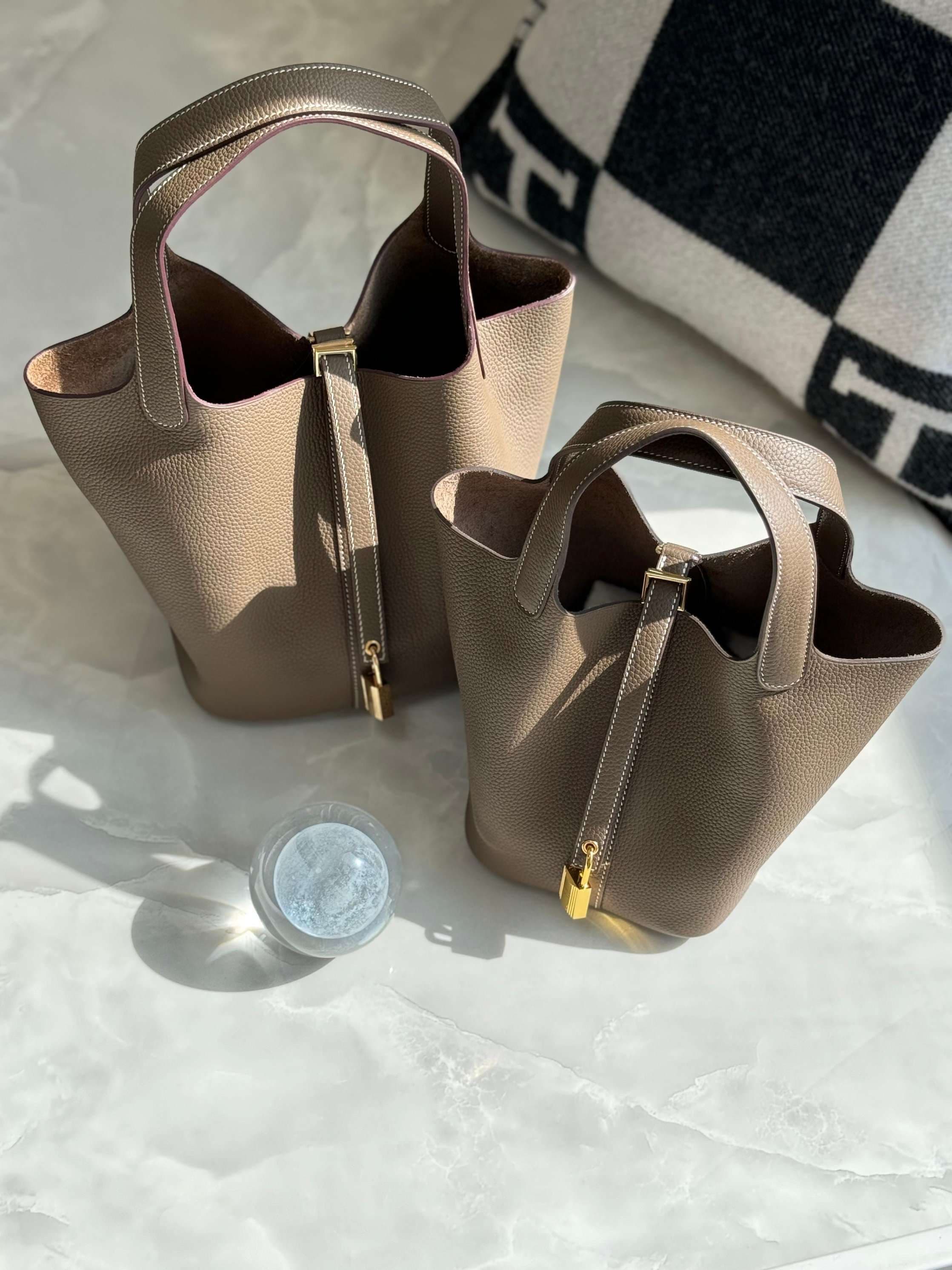 Hermès Picotin Togo Leather Bag – Size 18 cm & 22 cm