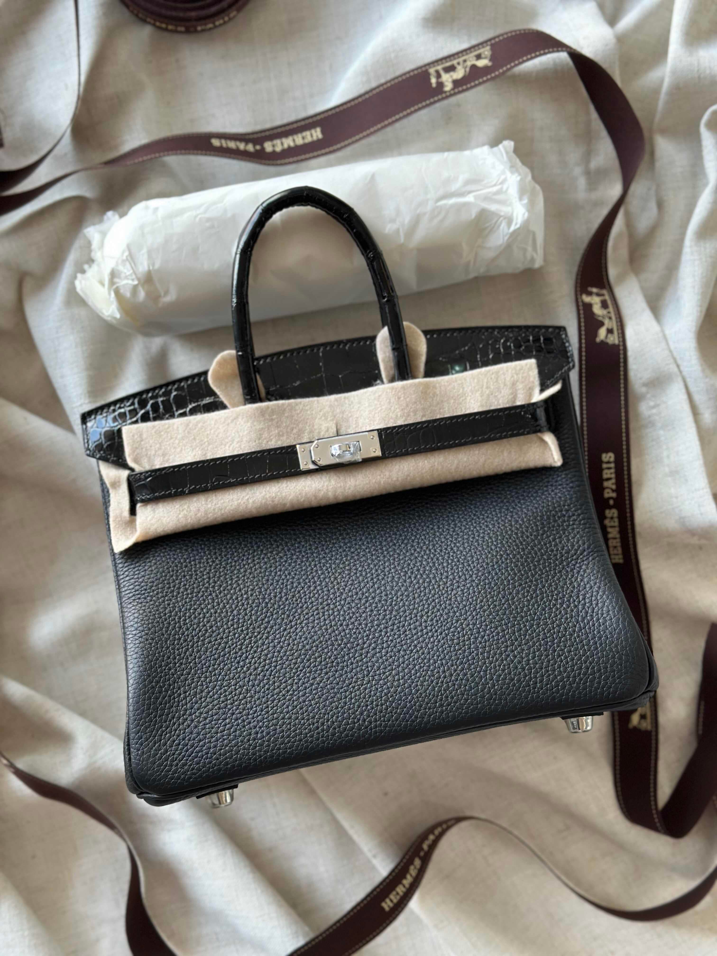 Hermès Birkin Touch – Togo Leather Body with Crocodile Matte Accents Collection