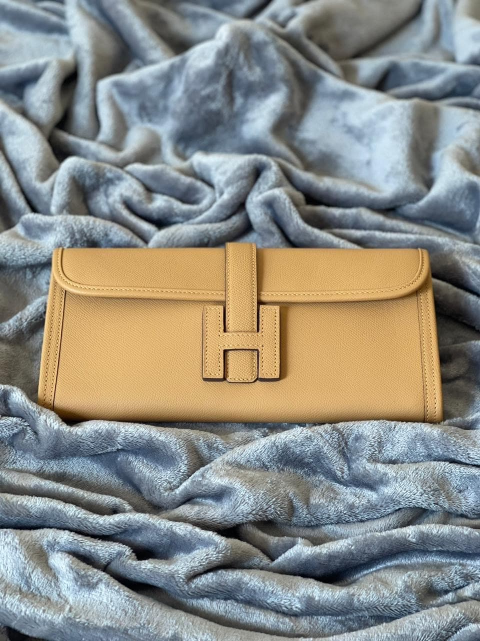 Hermes Jige Clutch Epsom