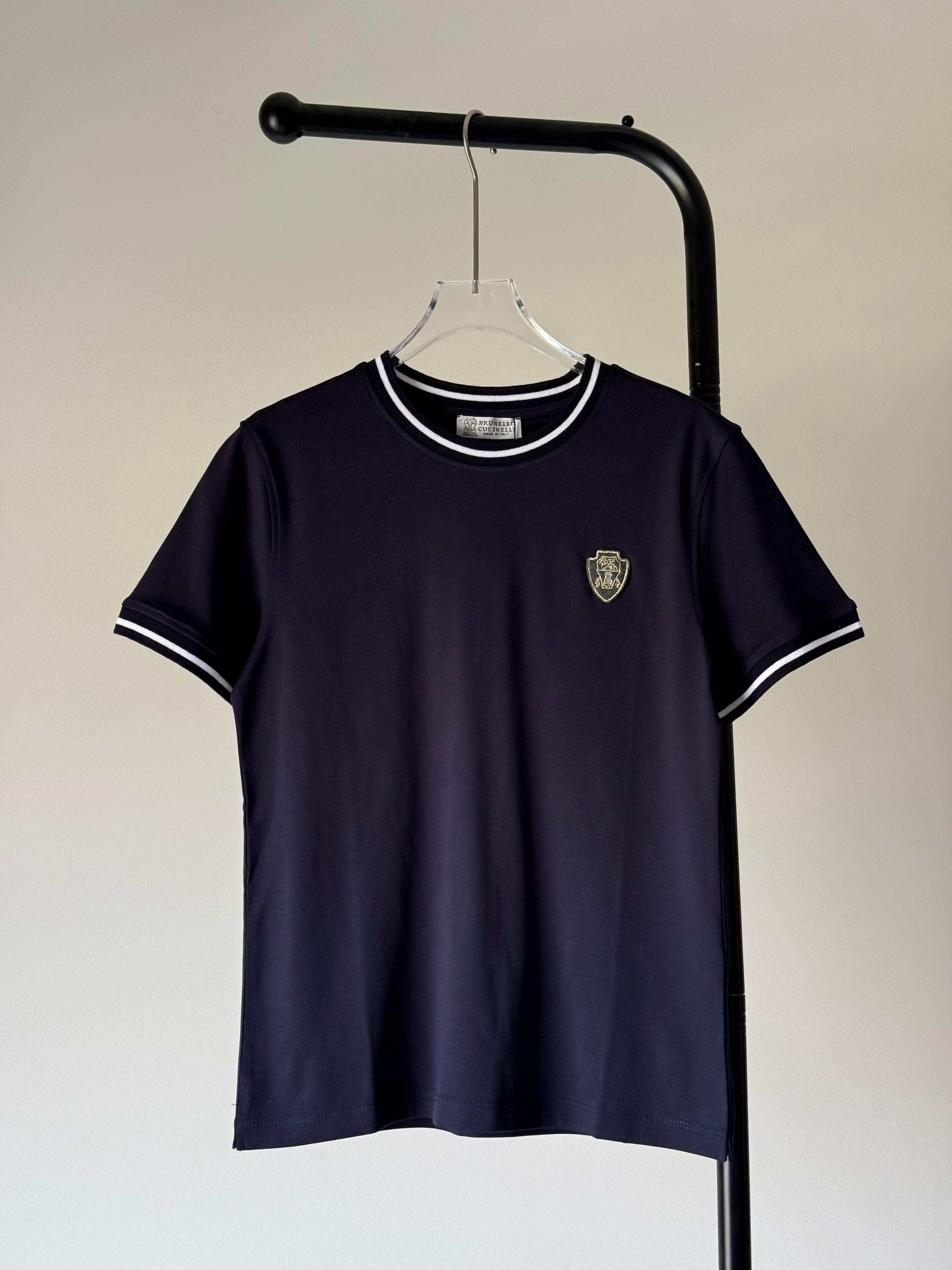 Brunello Cucinelli Classic T-Shirt with Logo Patch