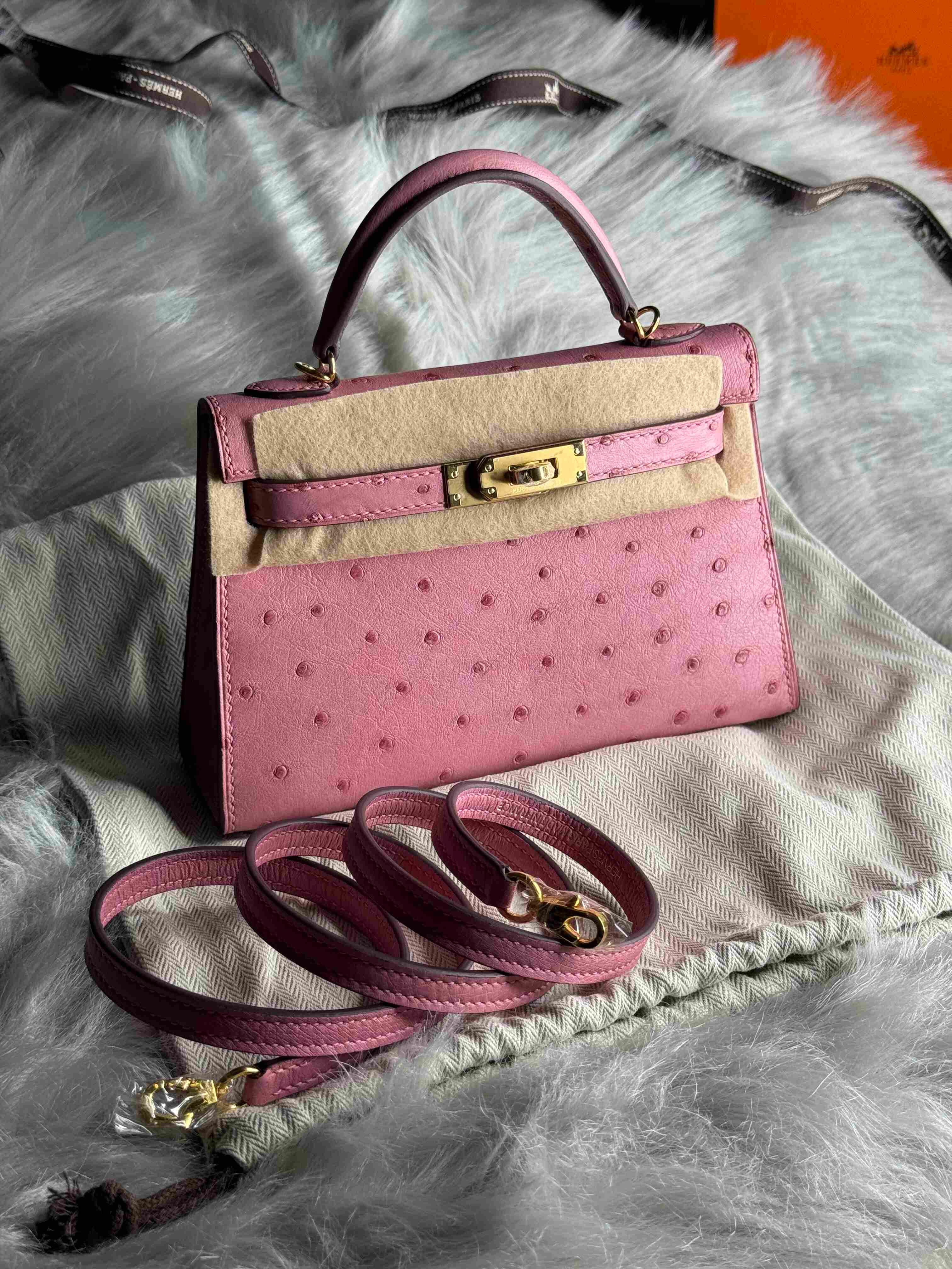 Hermès Mini Kelly Ostrich Leather – Limited Edition