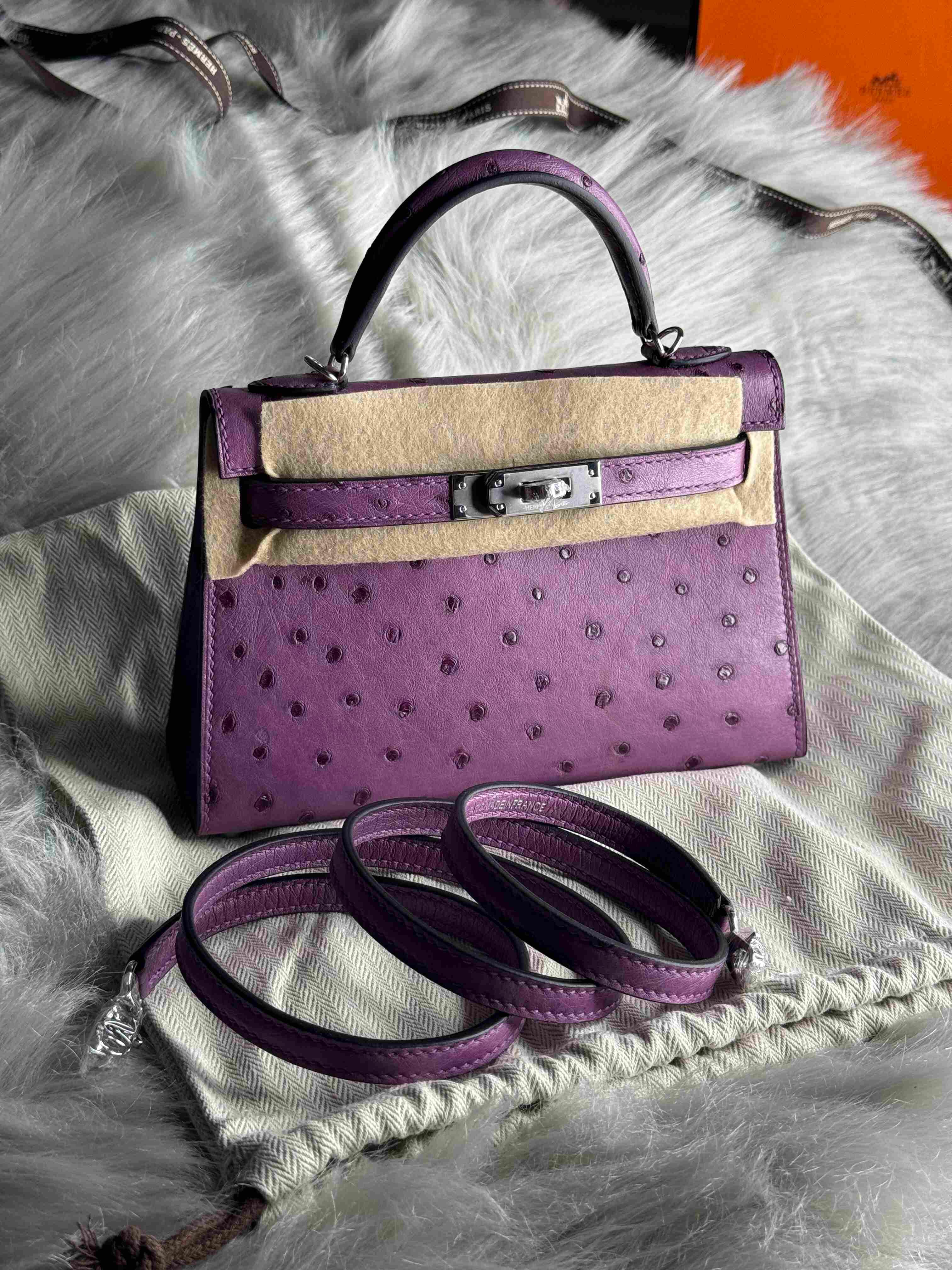 Hermès Mini Kelly Ostrich Leather – Limited Edition