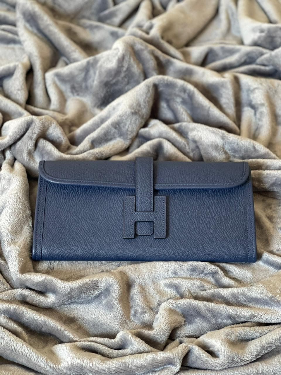 Hermes Jige Clutch Epsom