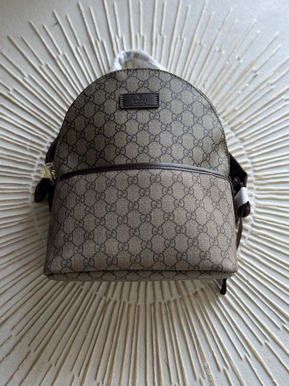 Gucci Kids Mini Backpack GG Supreme Canvas