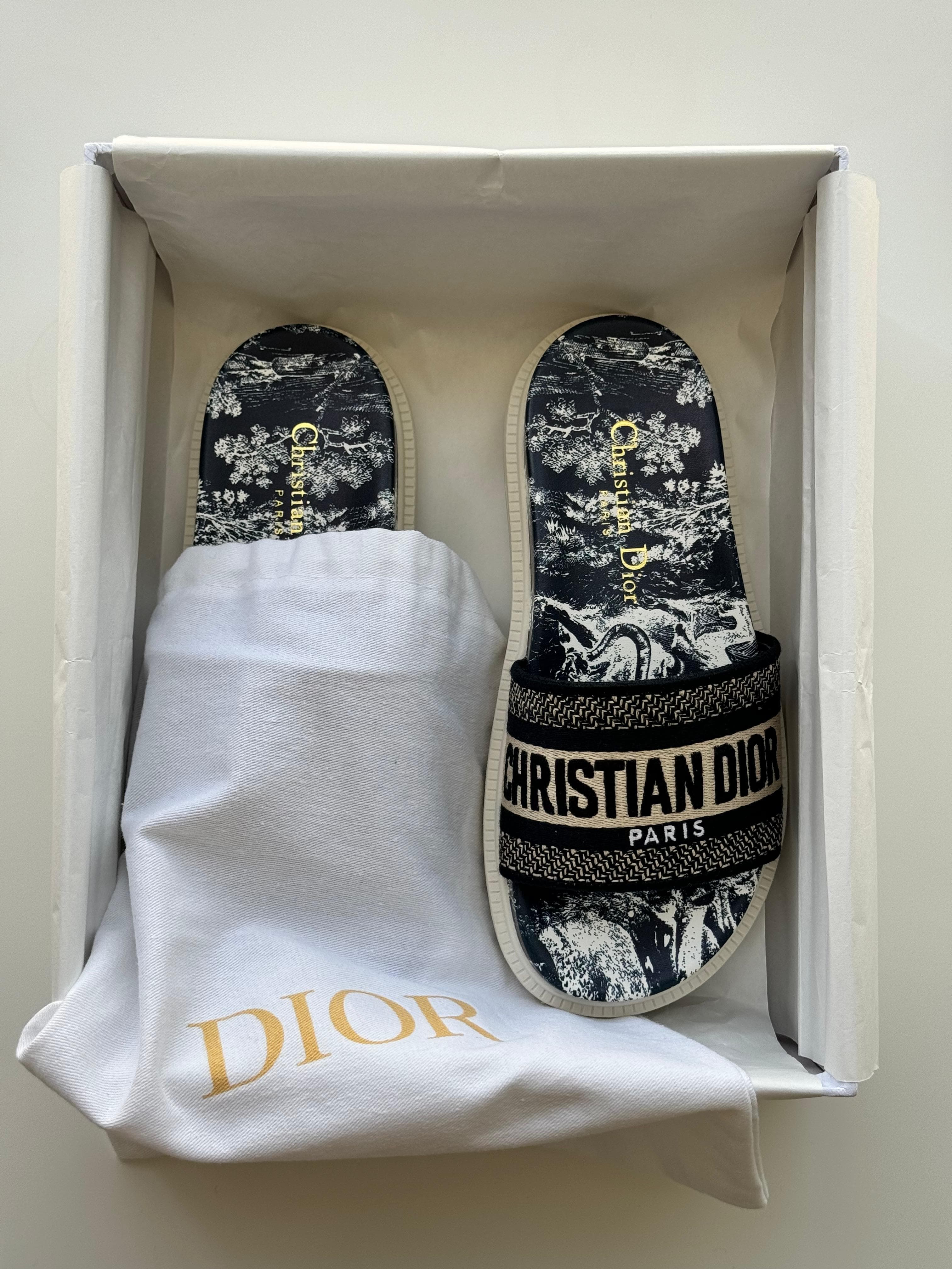 Christian Dior Dway Slides – Multicolor Summer Luxury for Effortless Chic