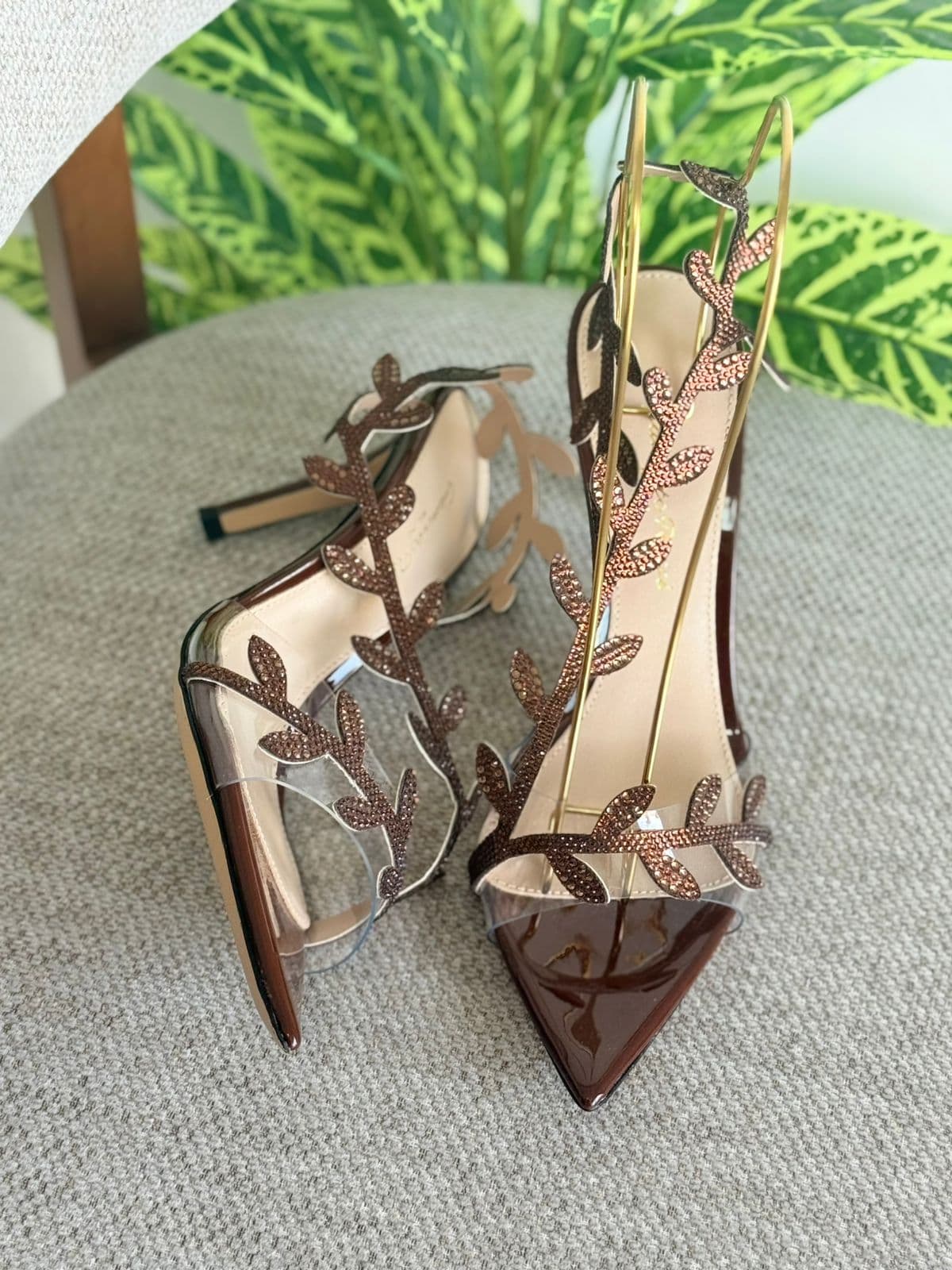 Gianvito Rossi Golden Leaf Heels – Two Colors