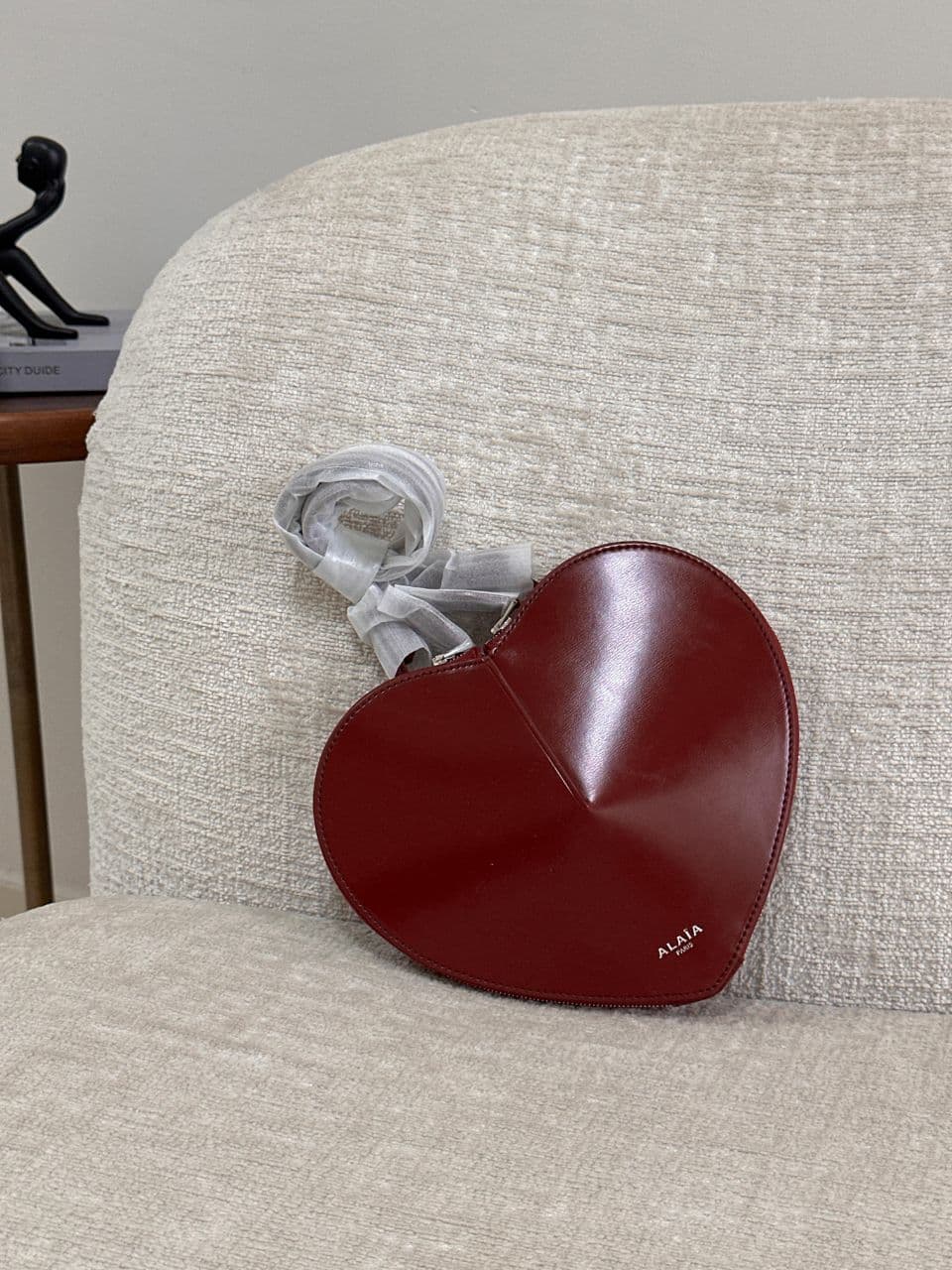 Alaïa Le Coeur Heart-Shaped Leather Shoulder Bag