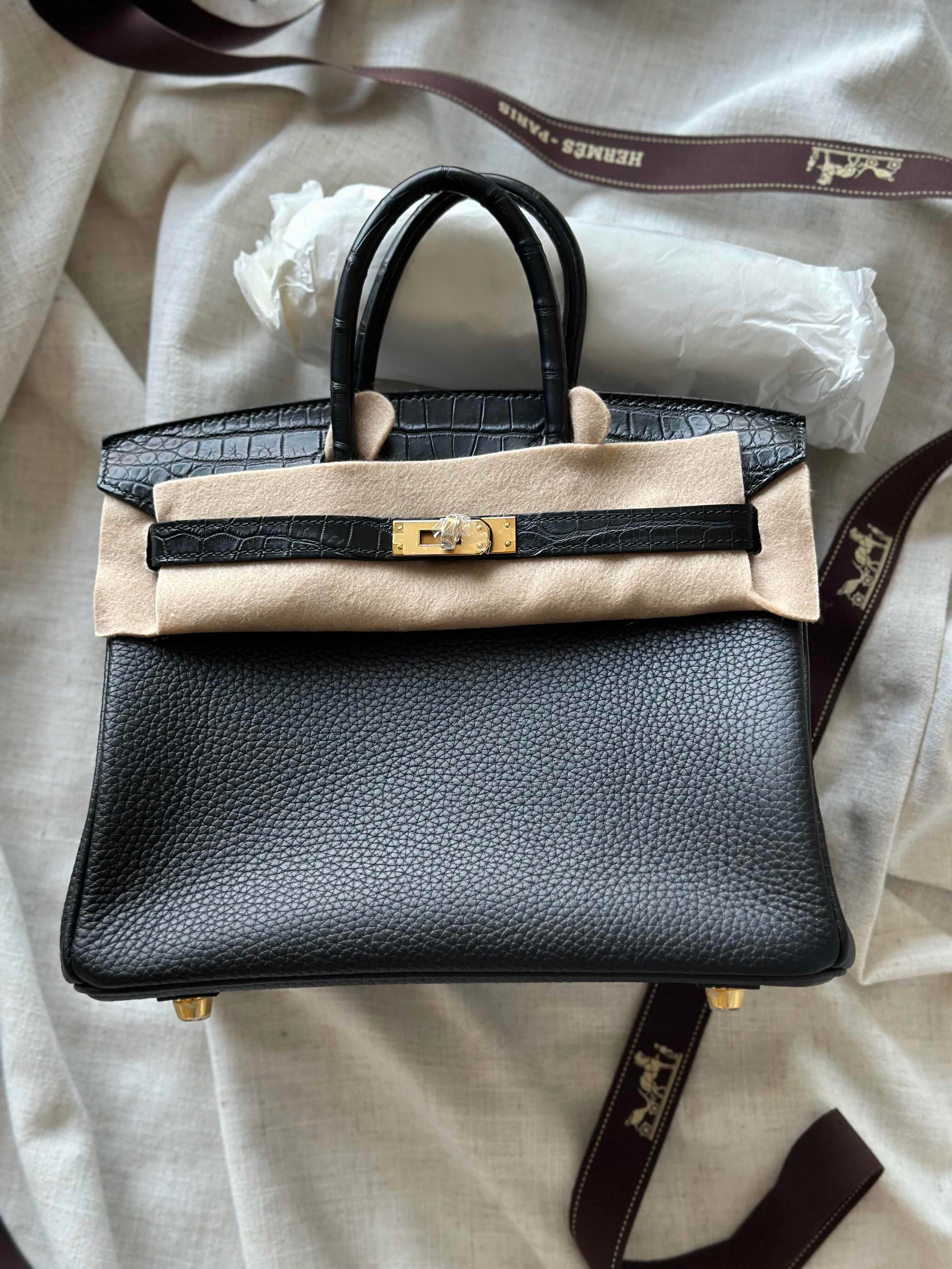 Hermès Birkin Touch – Togo Leather Body with Crocodile Matte Accents Collection