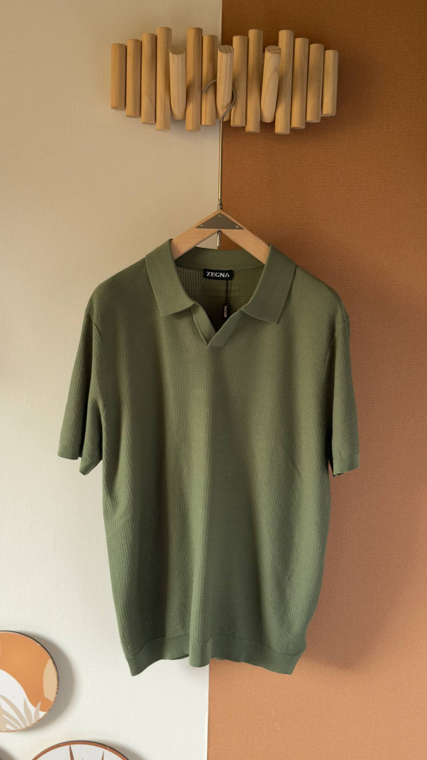 ZEGNA Textured Knit Polo Shirt – Iconic Everyday Luxury