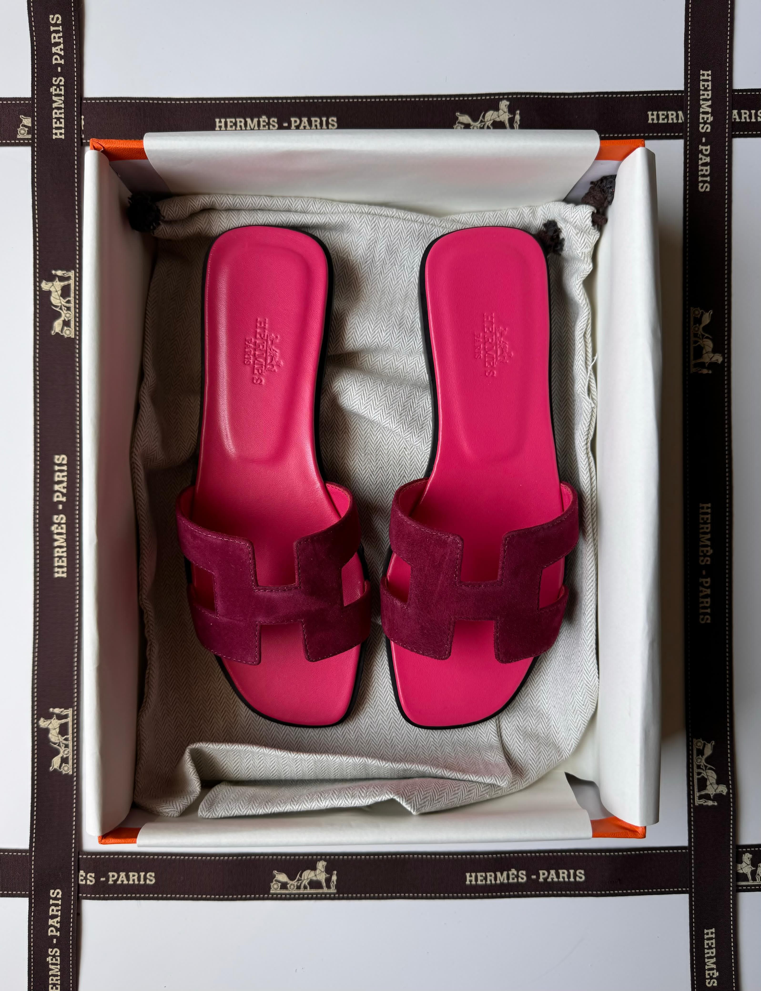 Hermes Oran Sandal Smooth Calfskin Leather