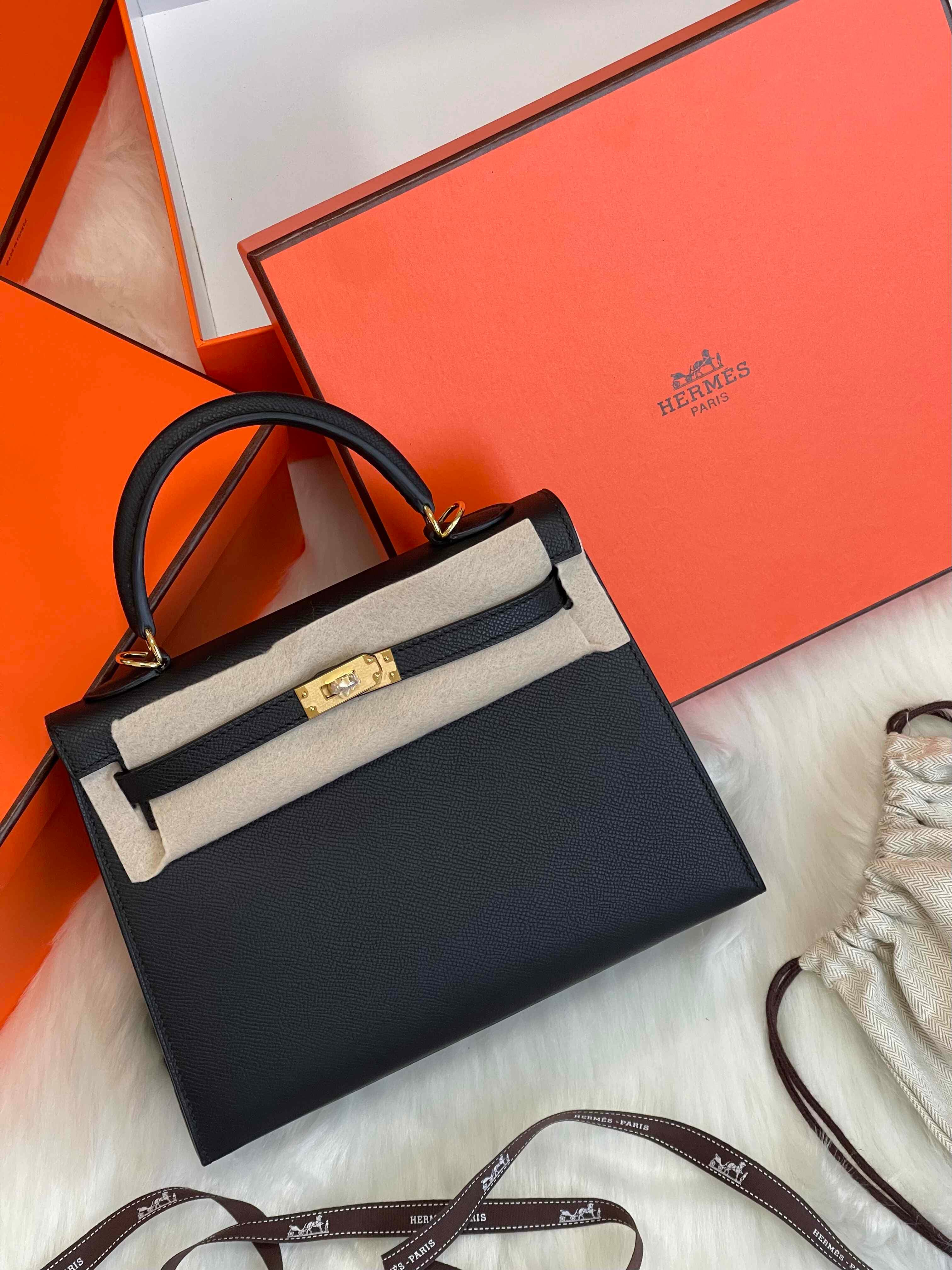Hermès Kelly 25 Epsom Leather Bag – Full Color Collection Available in UAE & GCC