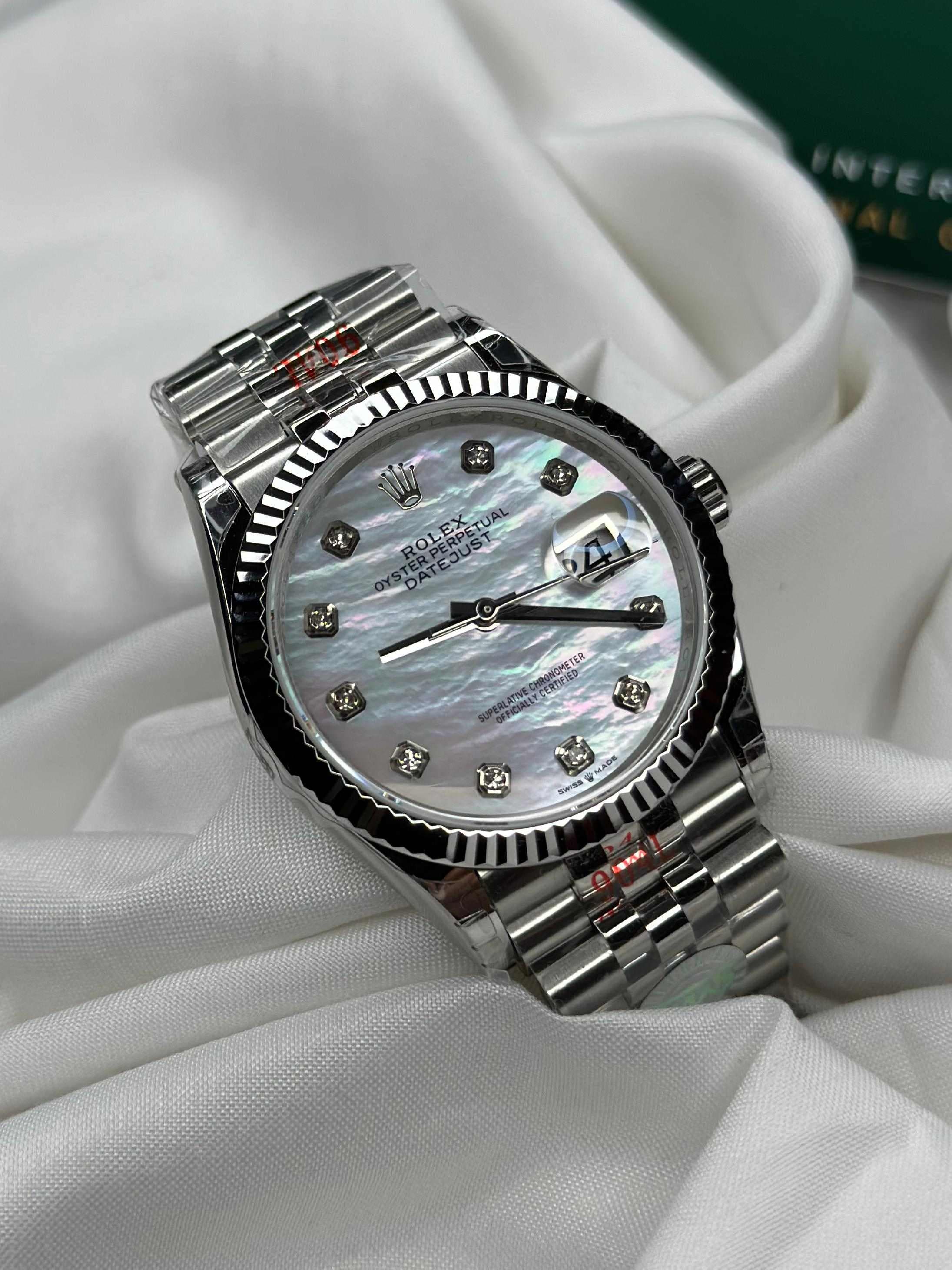 Rolex Lady Day-Date & Datejust 36mm – Silver Steel Collection (For Women)