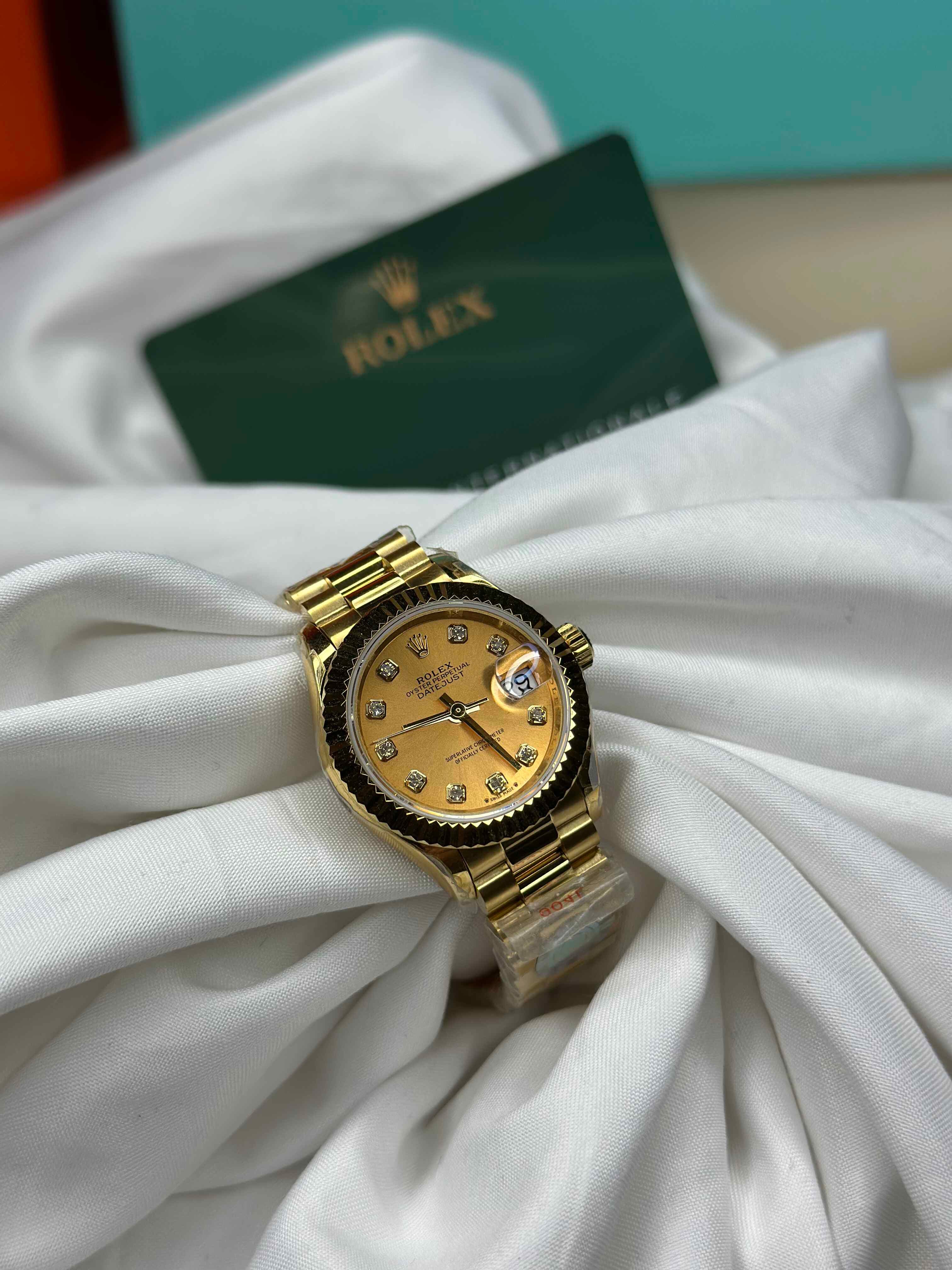 Rolex Lady Datejust 28mm – Gold Steel Collection (Diamond & Plain Editions)