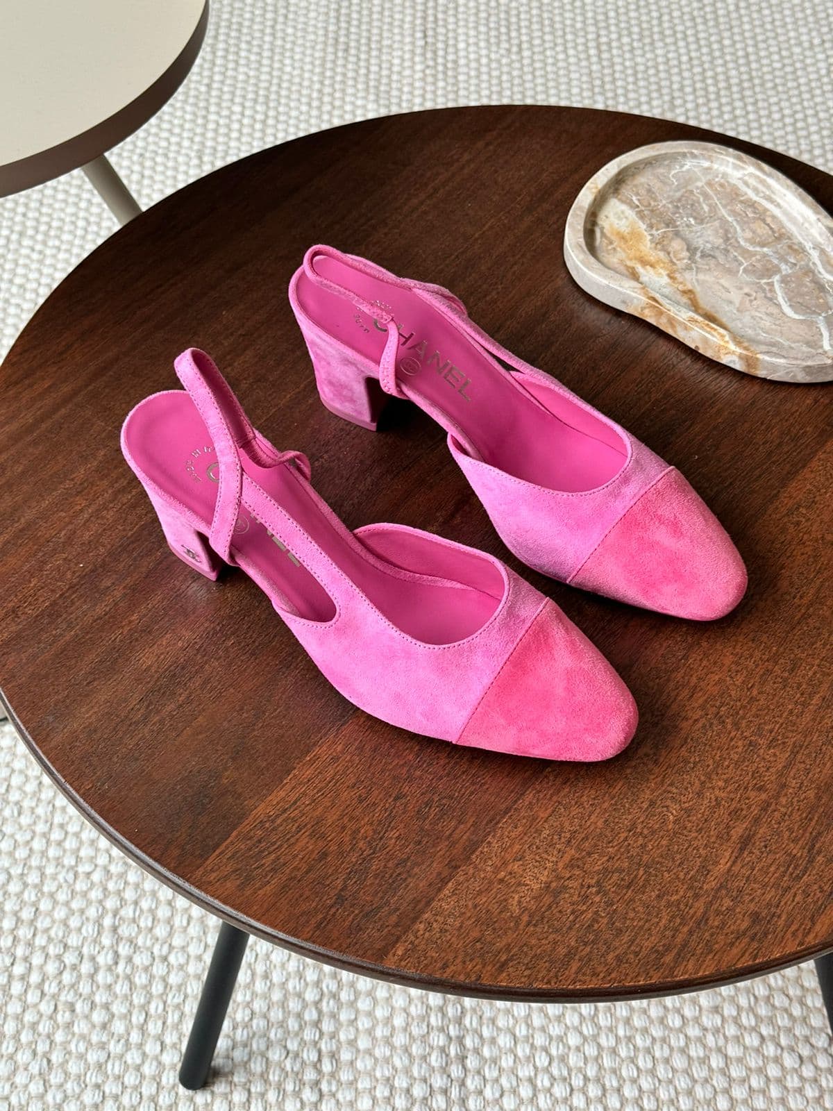 Chanel Slingback in Suede Leather – Soft Luxury for Every Step