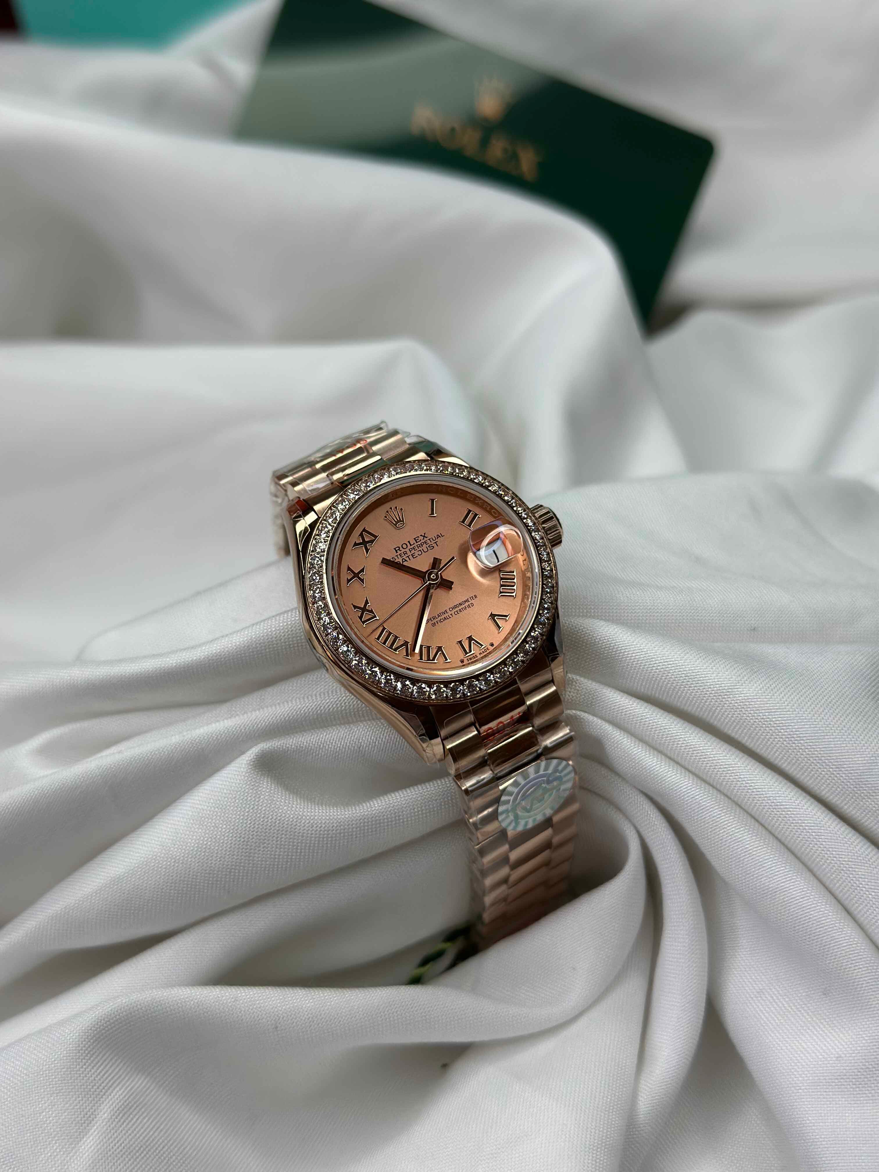 Rolex Lady Datejust 28mm – Rose Gold Collection (Colorful Dials Edition)