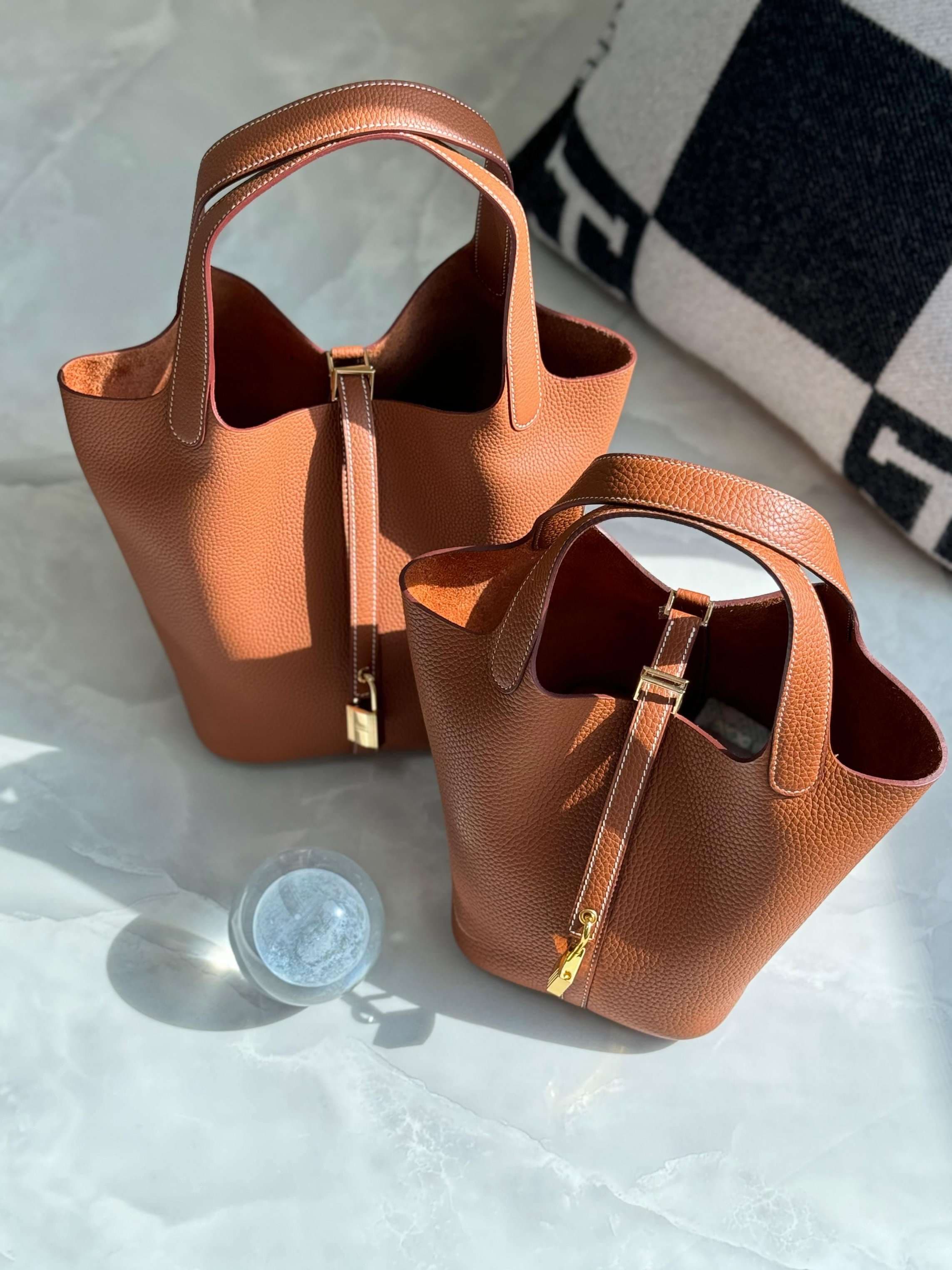 Hermès Picotin Togo Leather Bag – Size 18 cm & 22 cm
