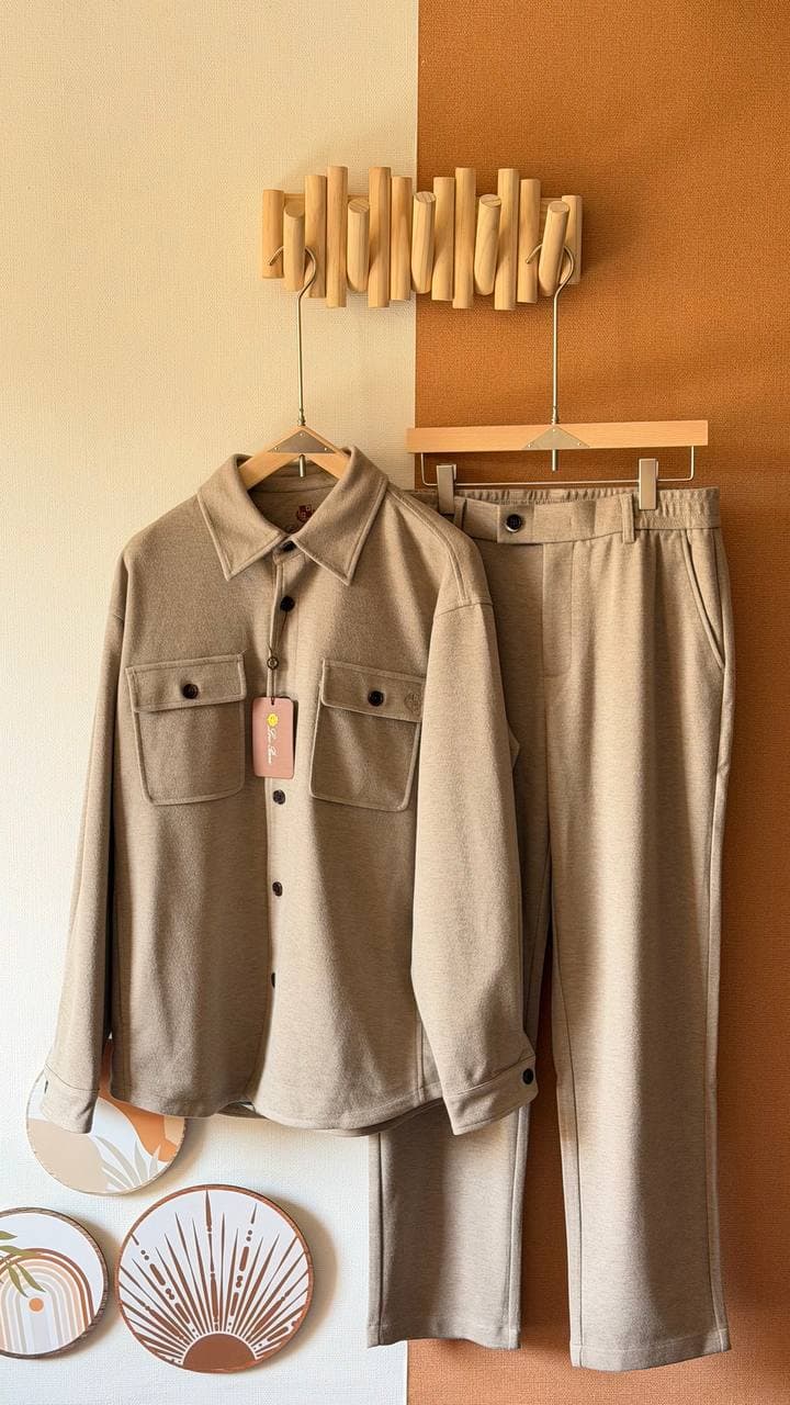 Loro Piana Wool Blend Shirt & Pants Set – Premium Minimalist Design for Men