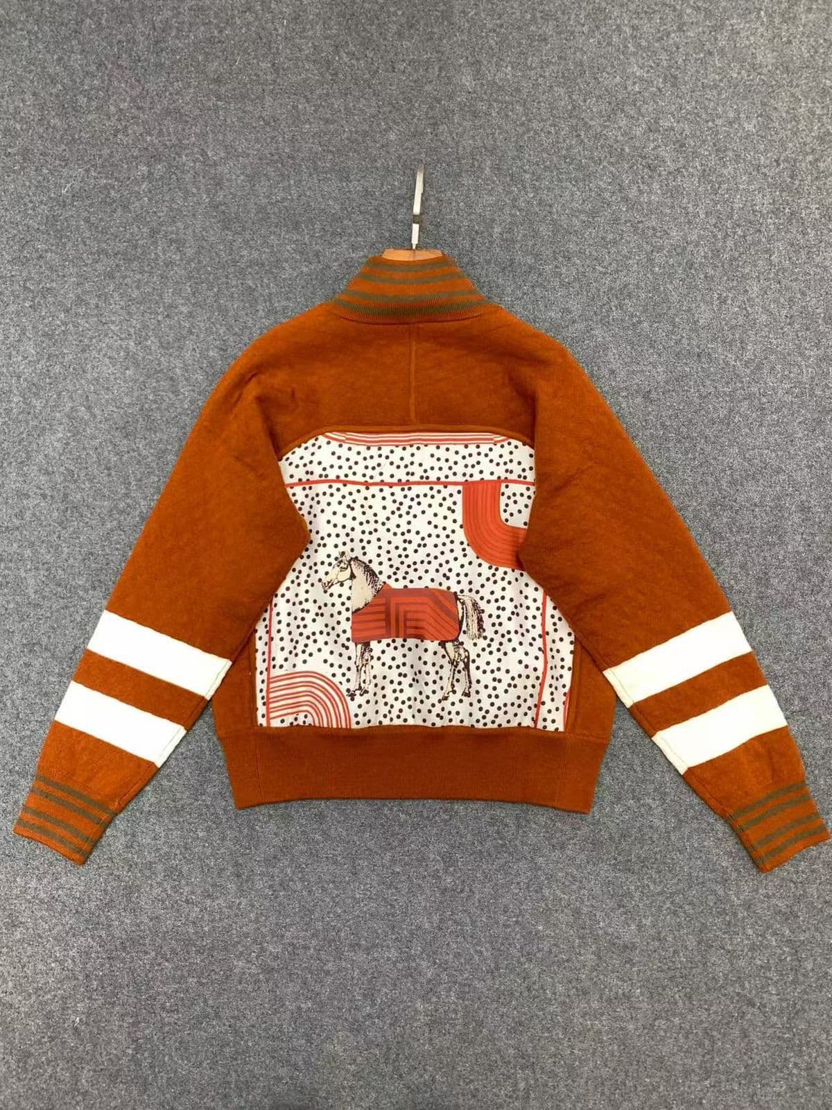 Hermès Printed Zip Wool Jacket – Limited Design