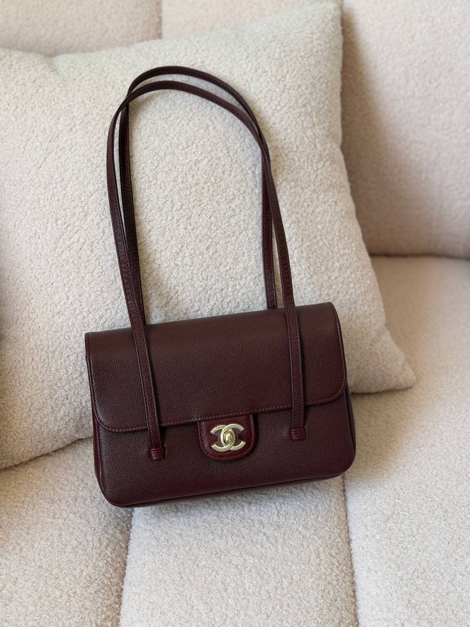 Chanel Small Flap Bag 2026 Pre-Collection Grained Shiny Calfskin