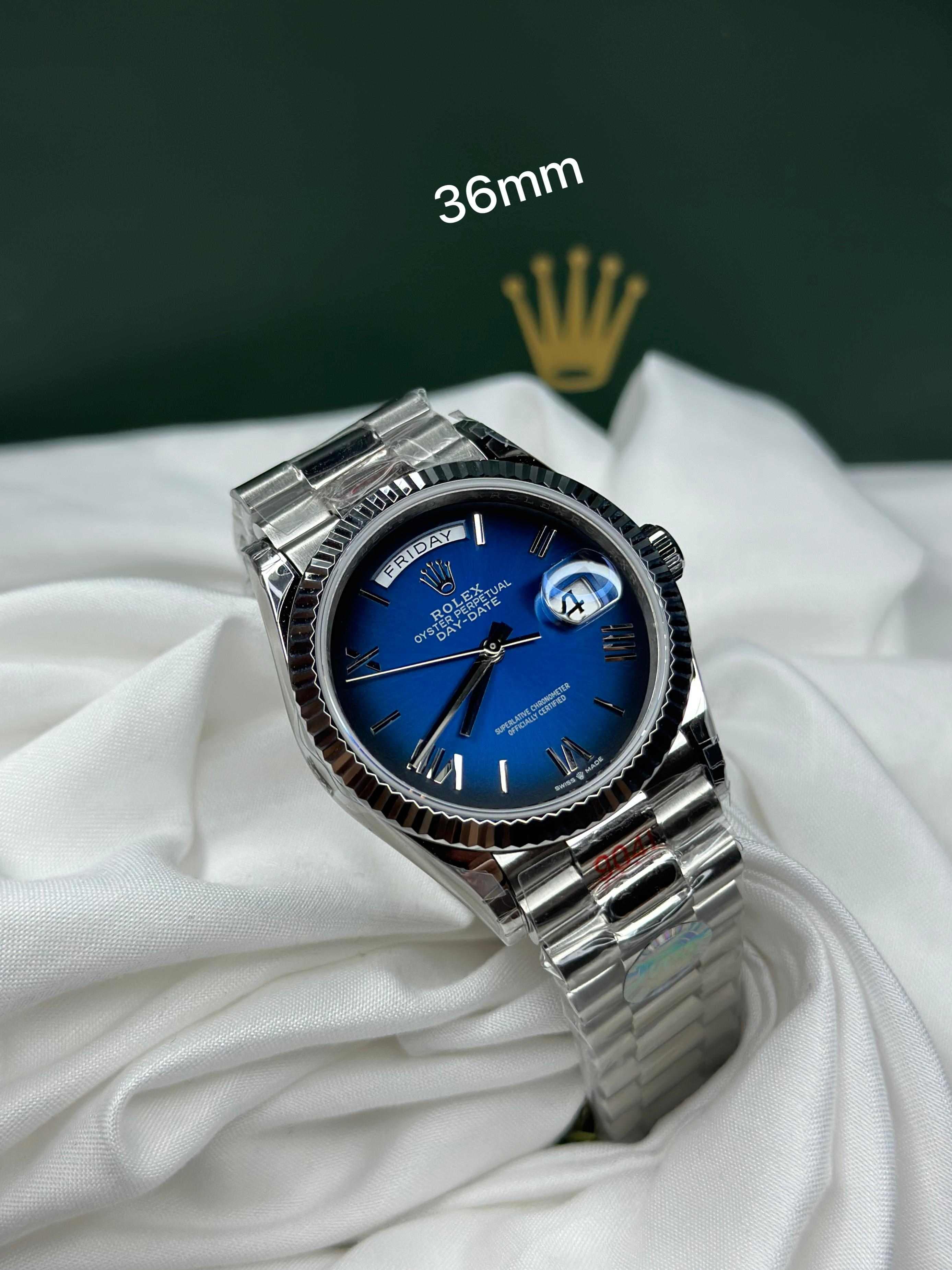 Rolex Lady Day-Date & Datejust 36mm – Silver Steel Collection (For Women)