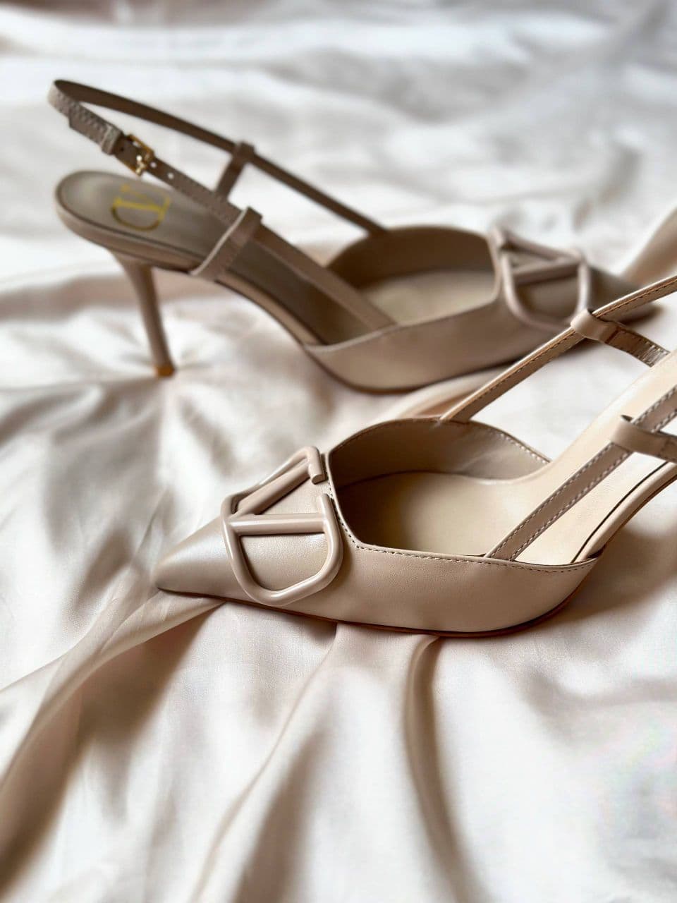 Valentino Garavani VLogo Signature Patent Leather Slingback Pumps – Full Collection