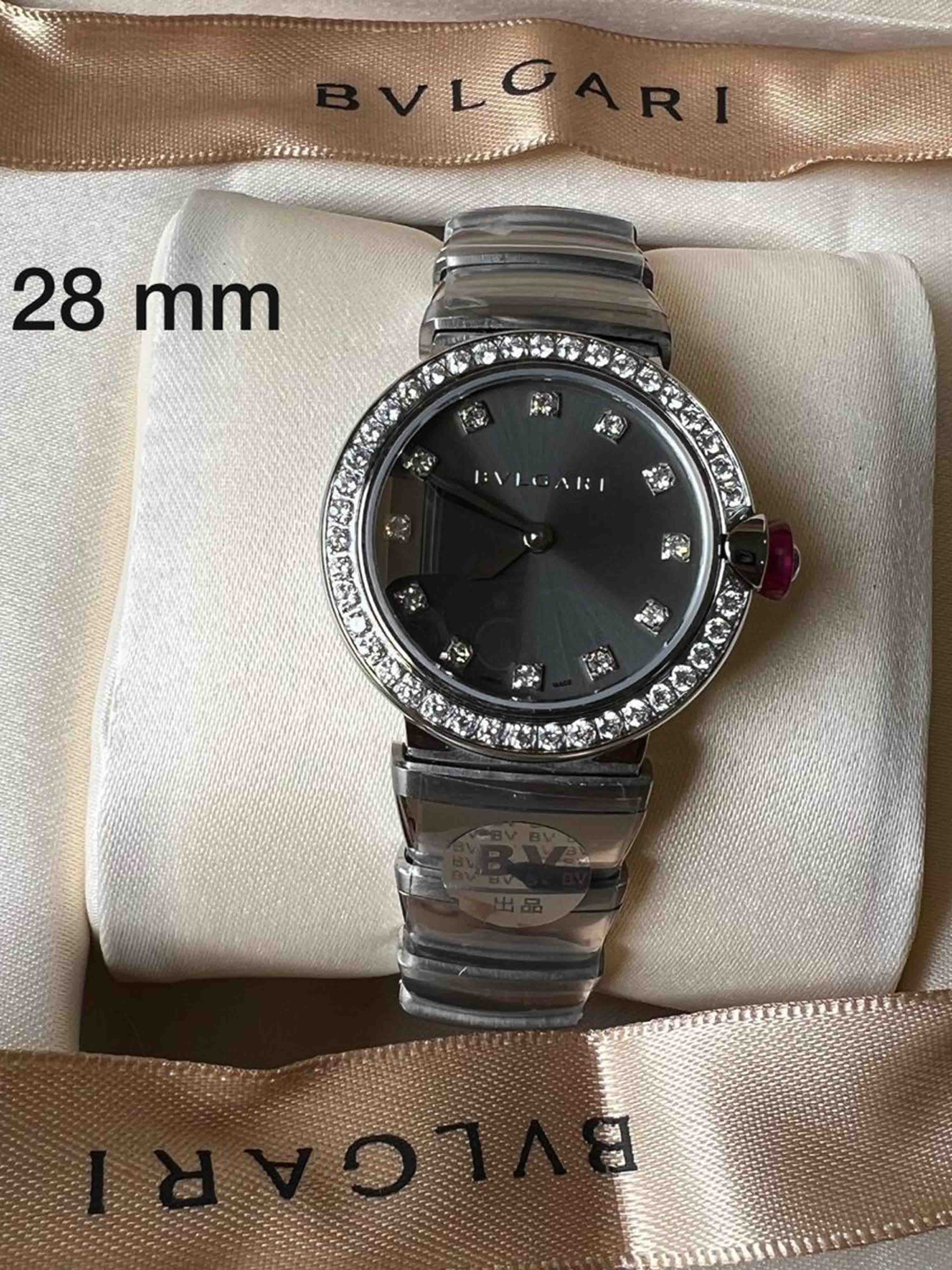 Bvlgari Classic 28mm Anthracite Dial Ladies Watch Collection