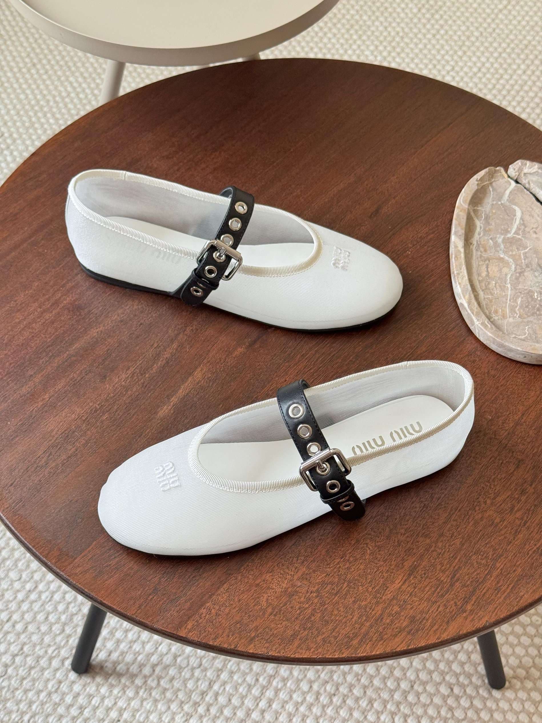 Miu Miu Mesh Ballet Flats